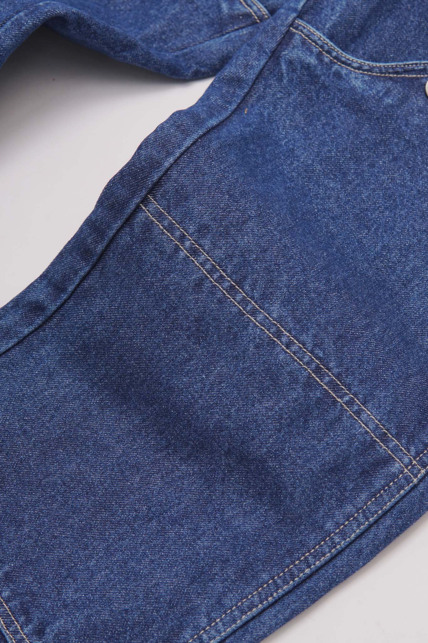 DOUBLE KNEE CRAFT PANTS IN TRUE BLUE - Image 12