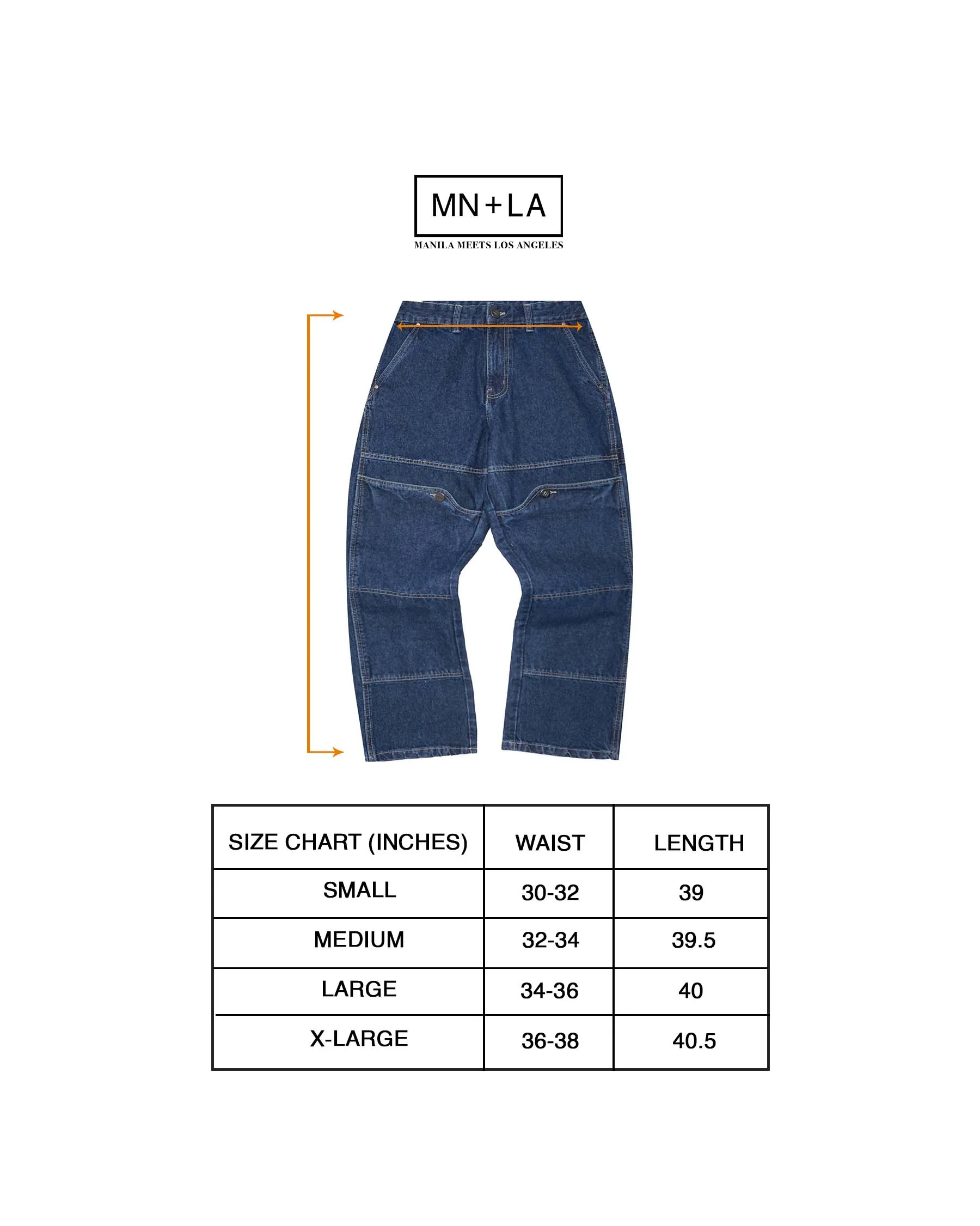 DOUBLE KNEE CRAFT PANTS IN TRUE BLUE - Image 5