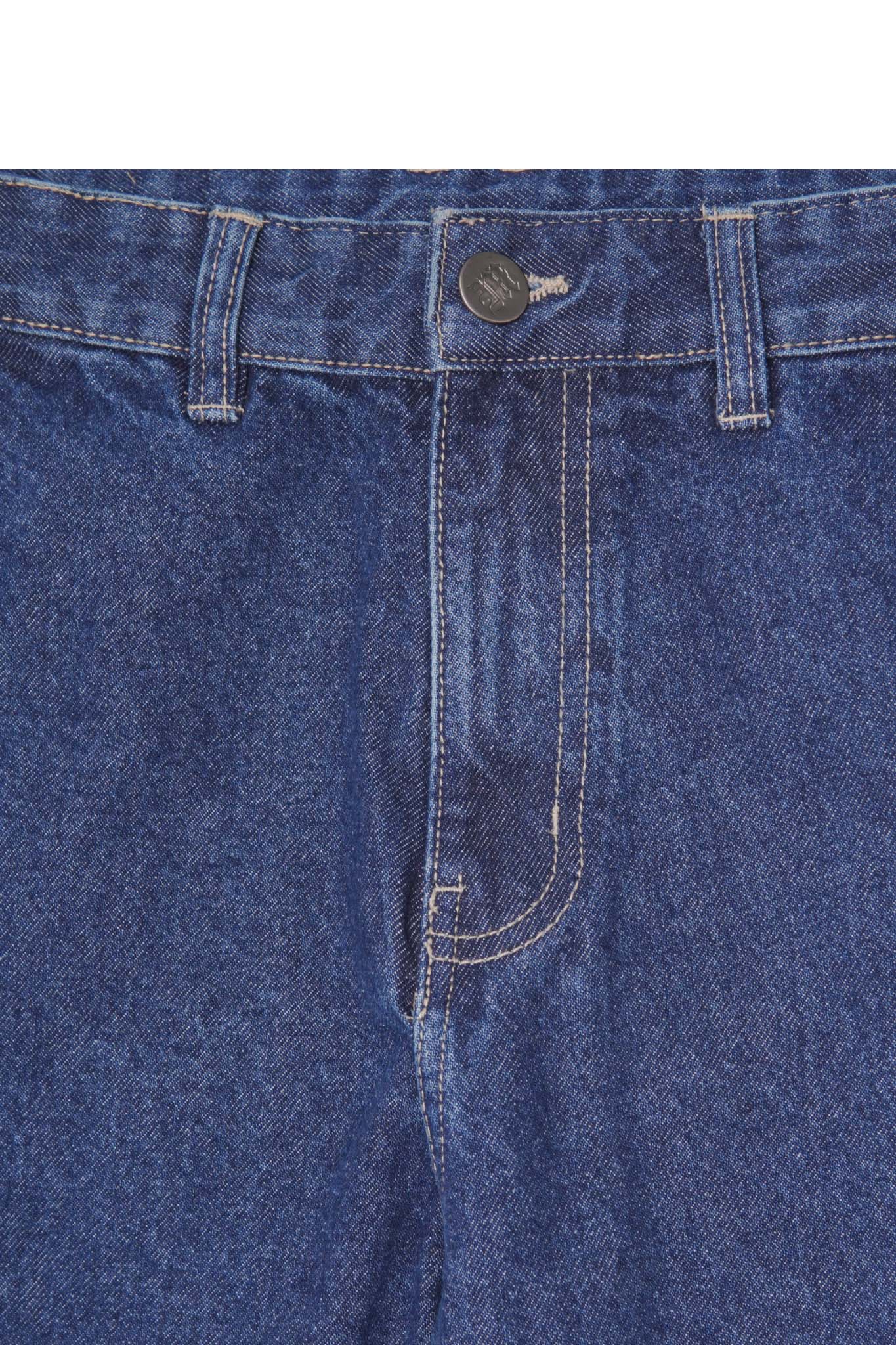DOUBLE KNEE CRAFT PANTS IN TRUE BLUE - Image 6