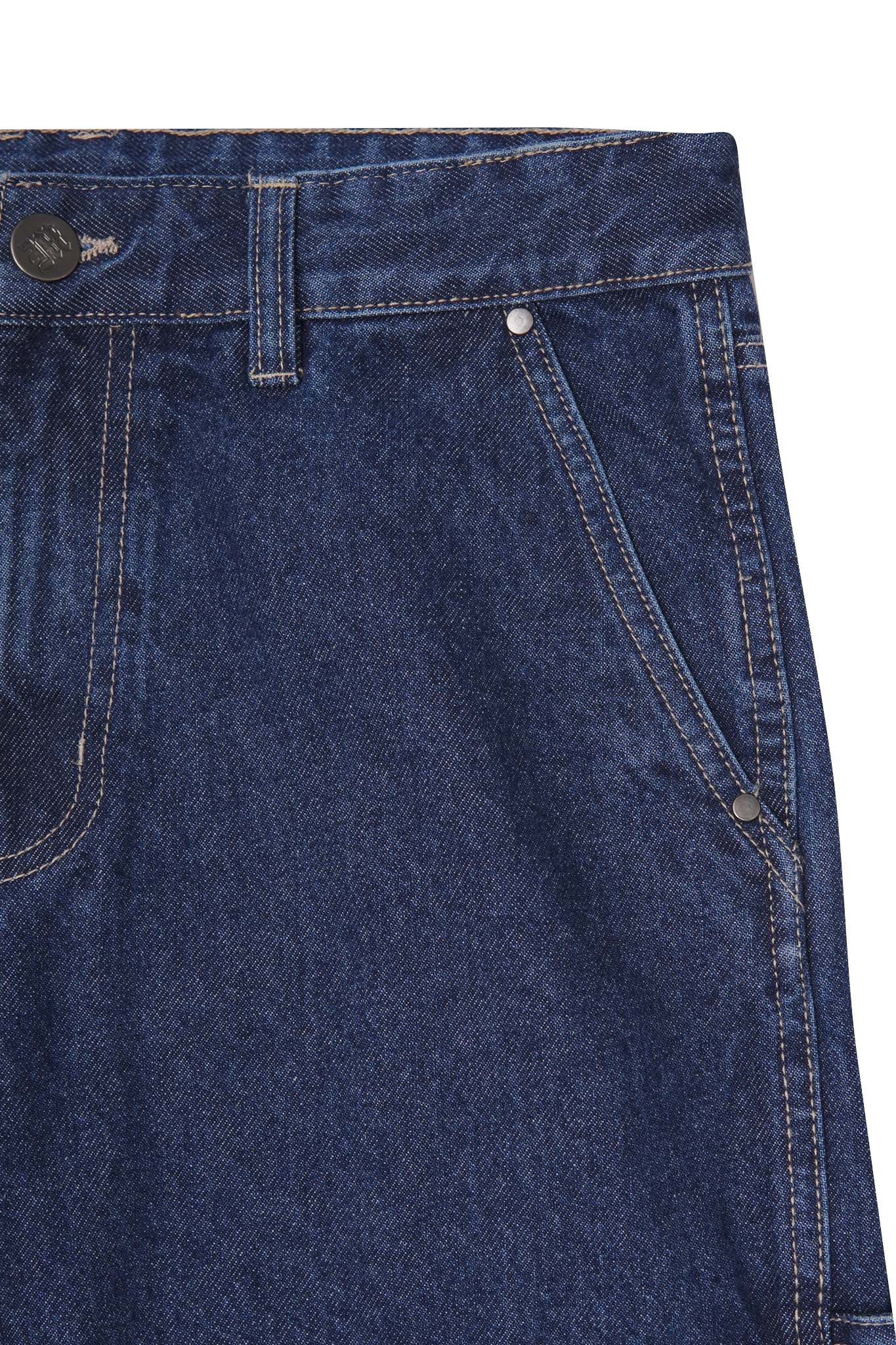 DOUBLE KNEE CRAFT PANTS IN TRUE BLUE - Image 7