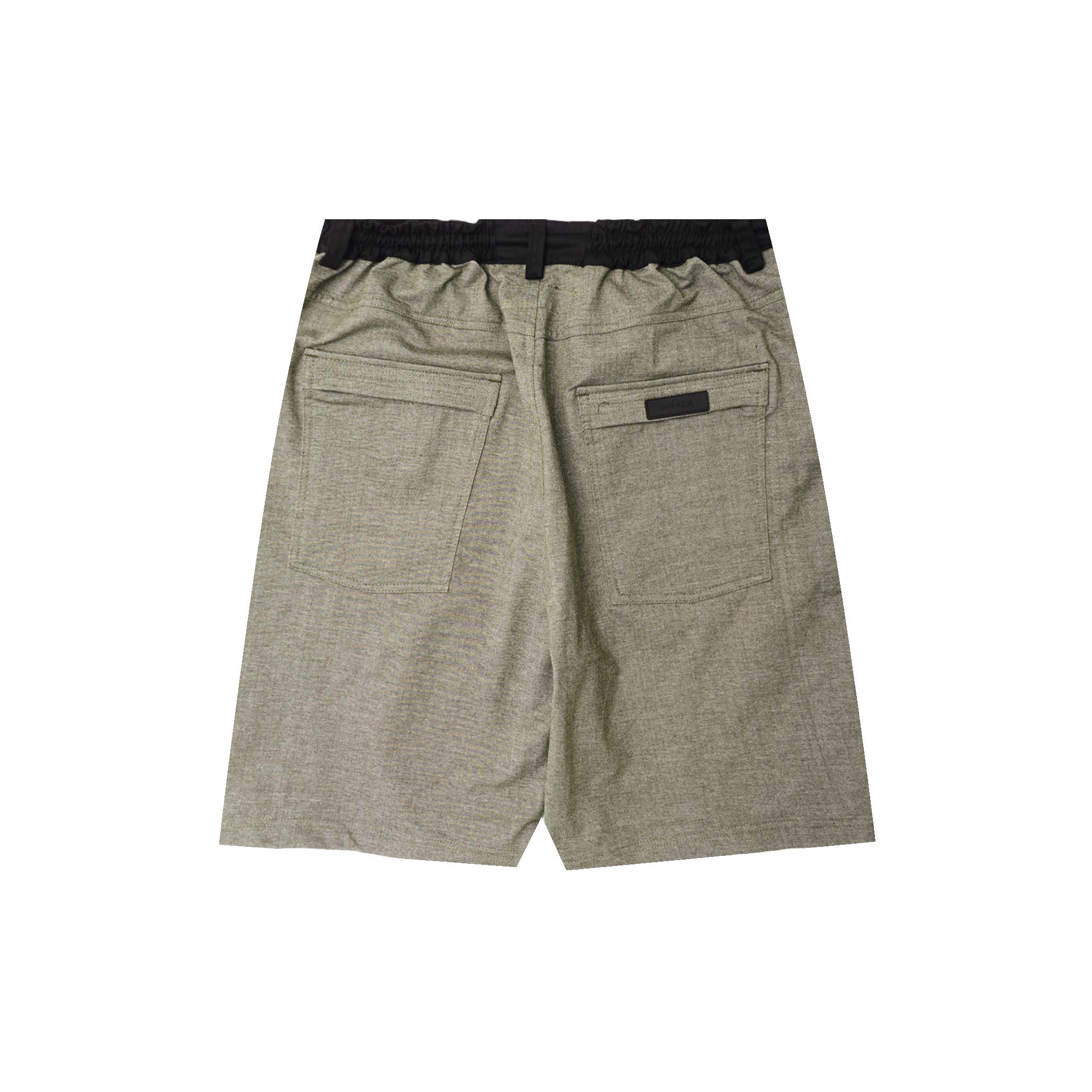 DOUBLE KNEE PHAT SHORTS IN LAUREL - Image 2