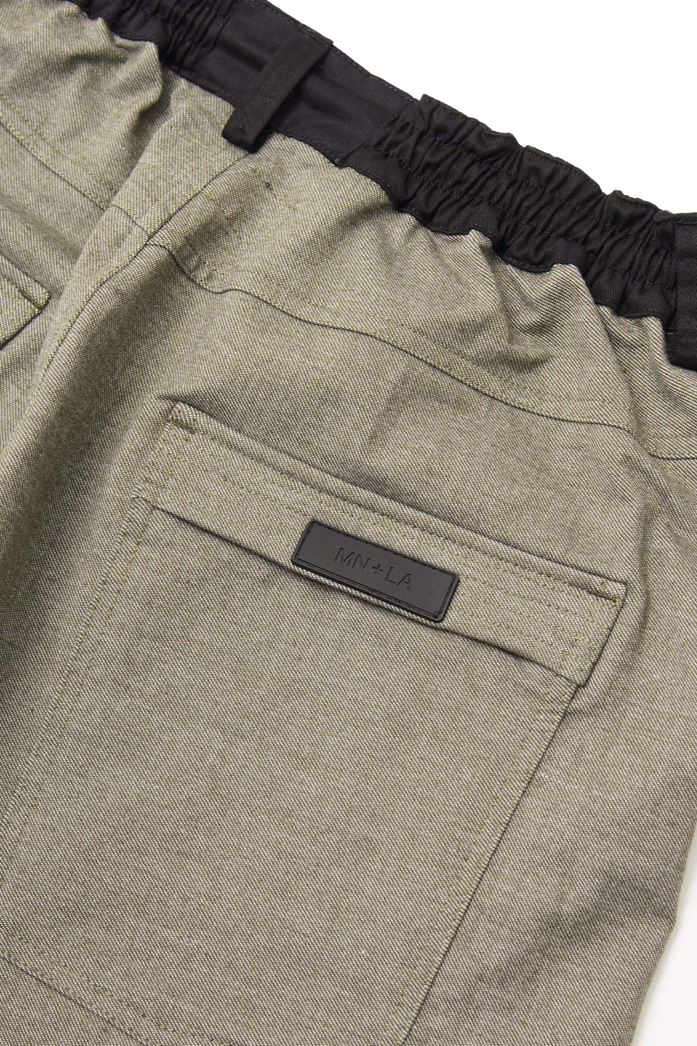 DOUBLE KNEE PHAT SHORTS IN LAUREL - Image 3