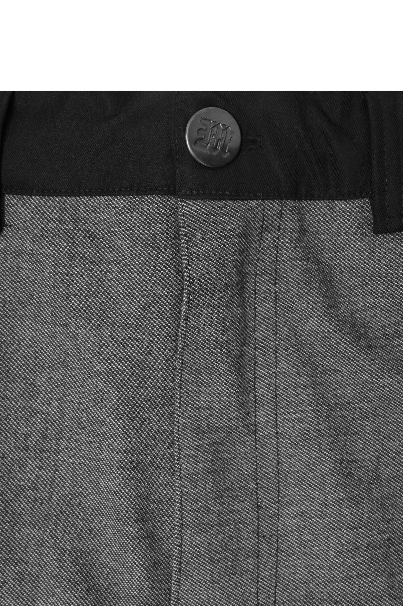 DOUBLE KNEE PHAT SHORTS IN NEVADA GREY - Image 3