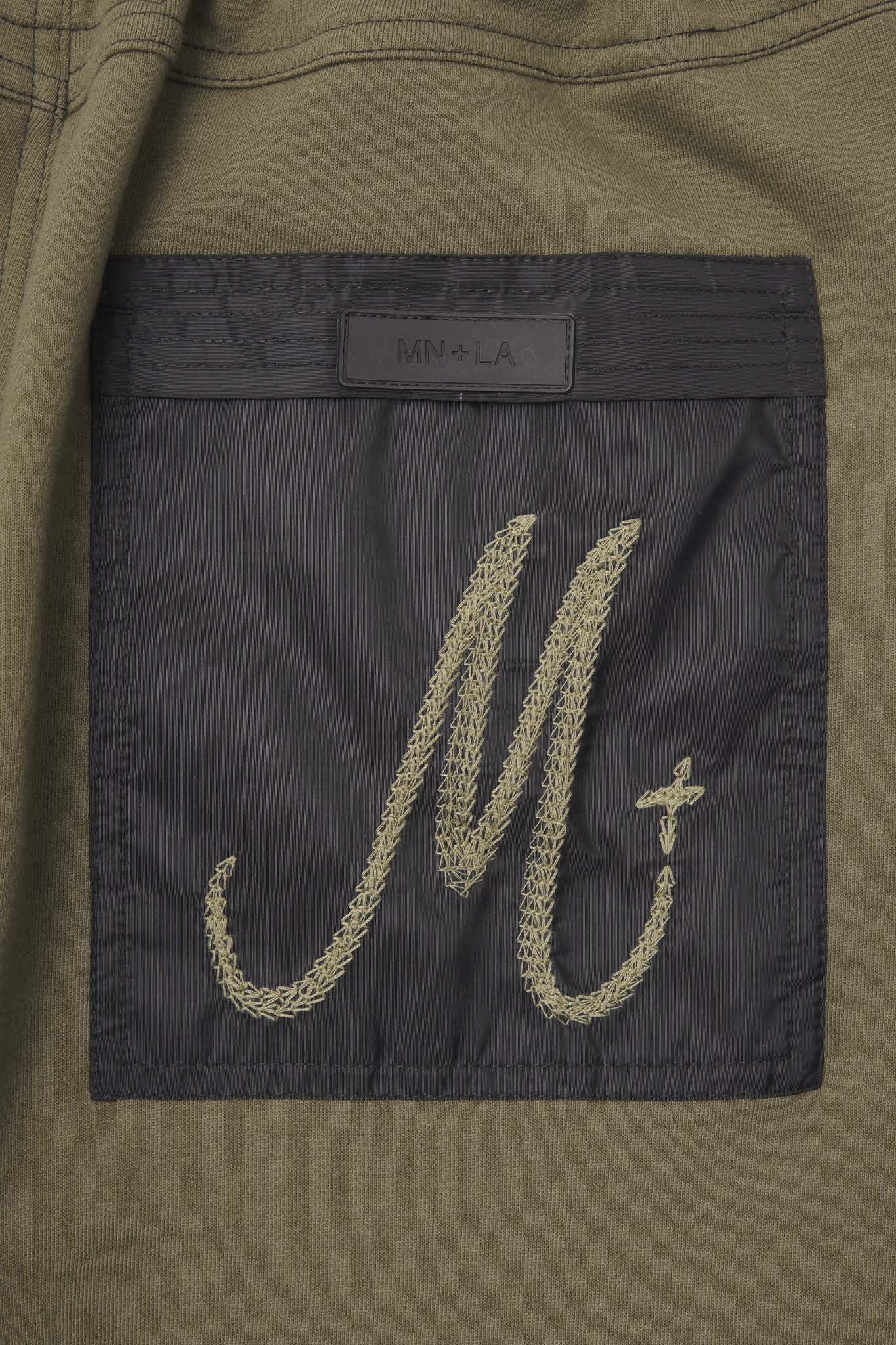 DOUBLE KNEE PHAT SHORTS IN OLIVE - Image 6