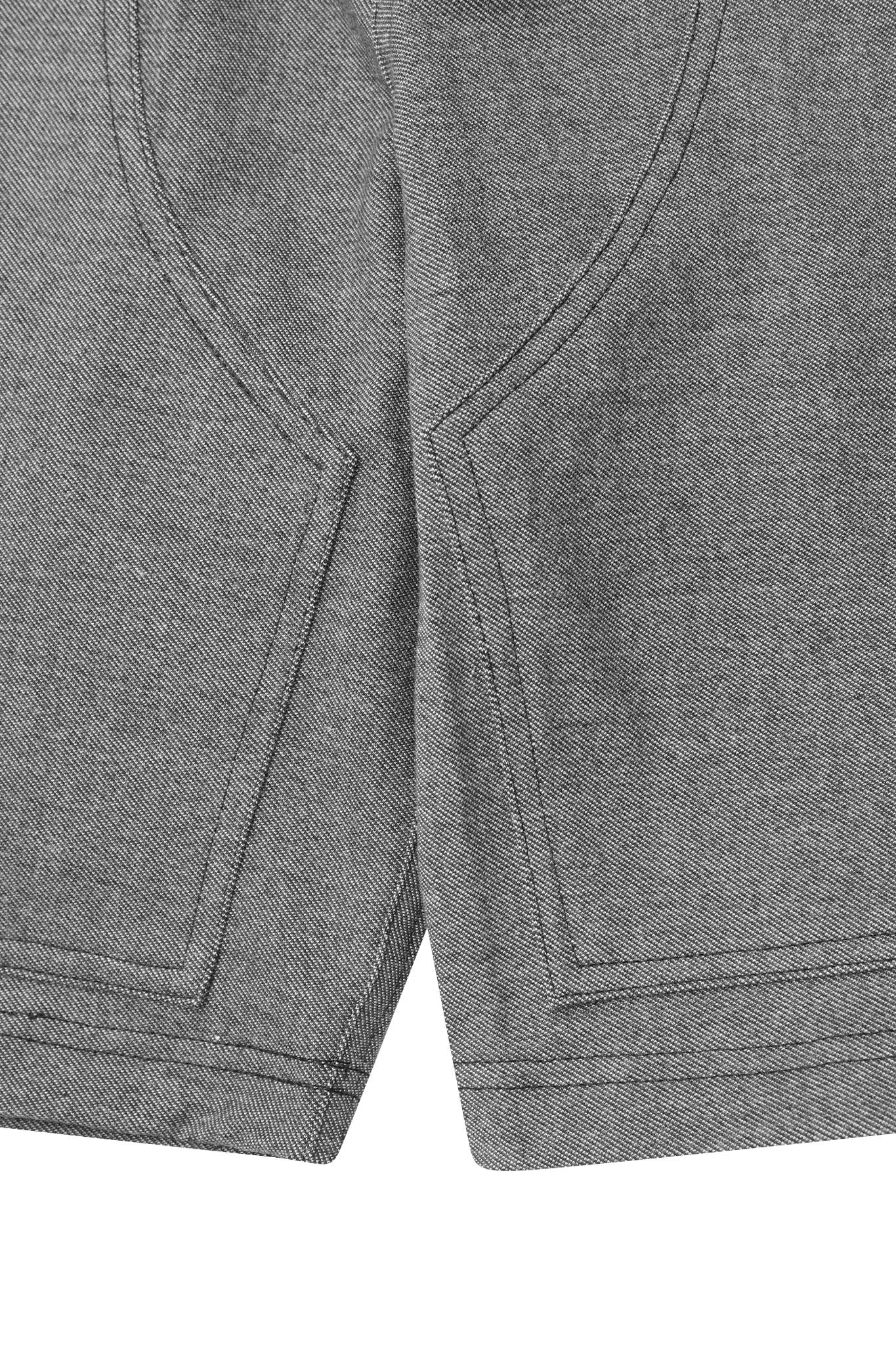 DOUBLE KNEE PHAT SHORTS IN STEEL BLUE - Image 8
