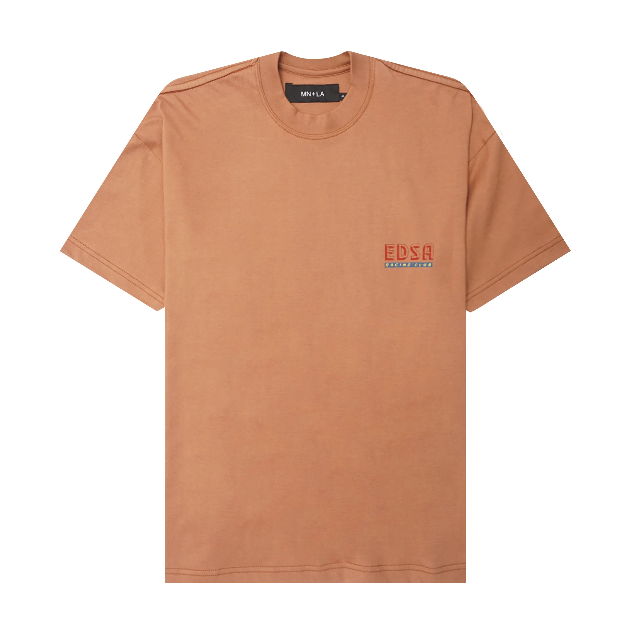 "EDSA RACING CLUB" TEE IN APRICOT