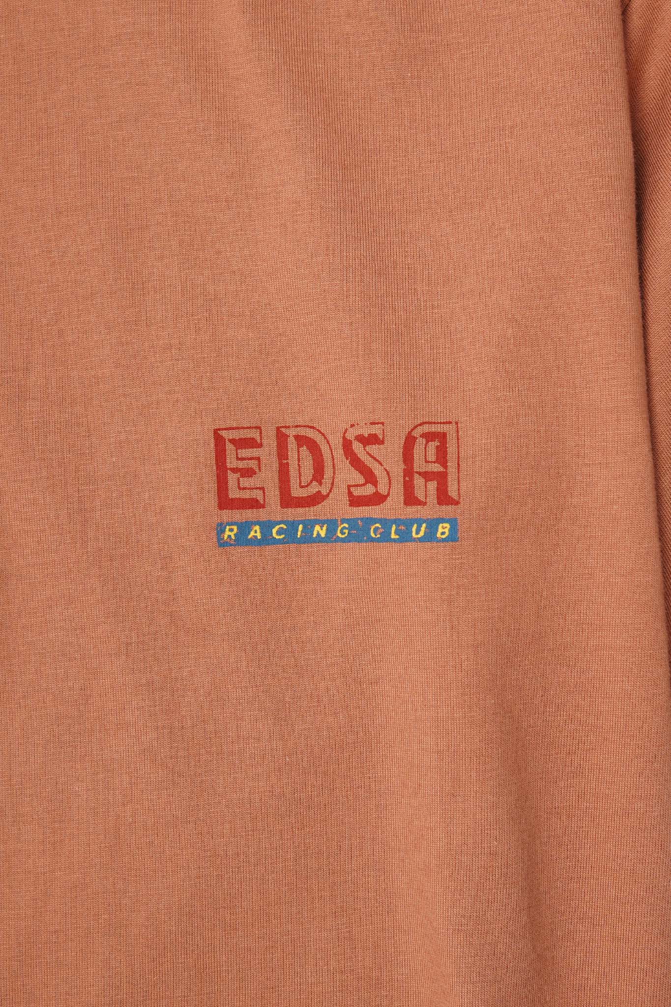 "EDSA RACING CLUB" TEE IN APRICOT - Image 11