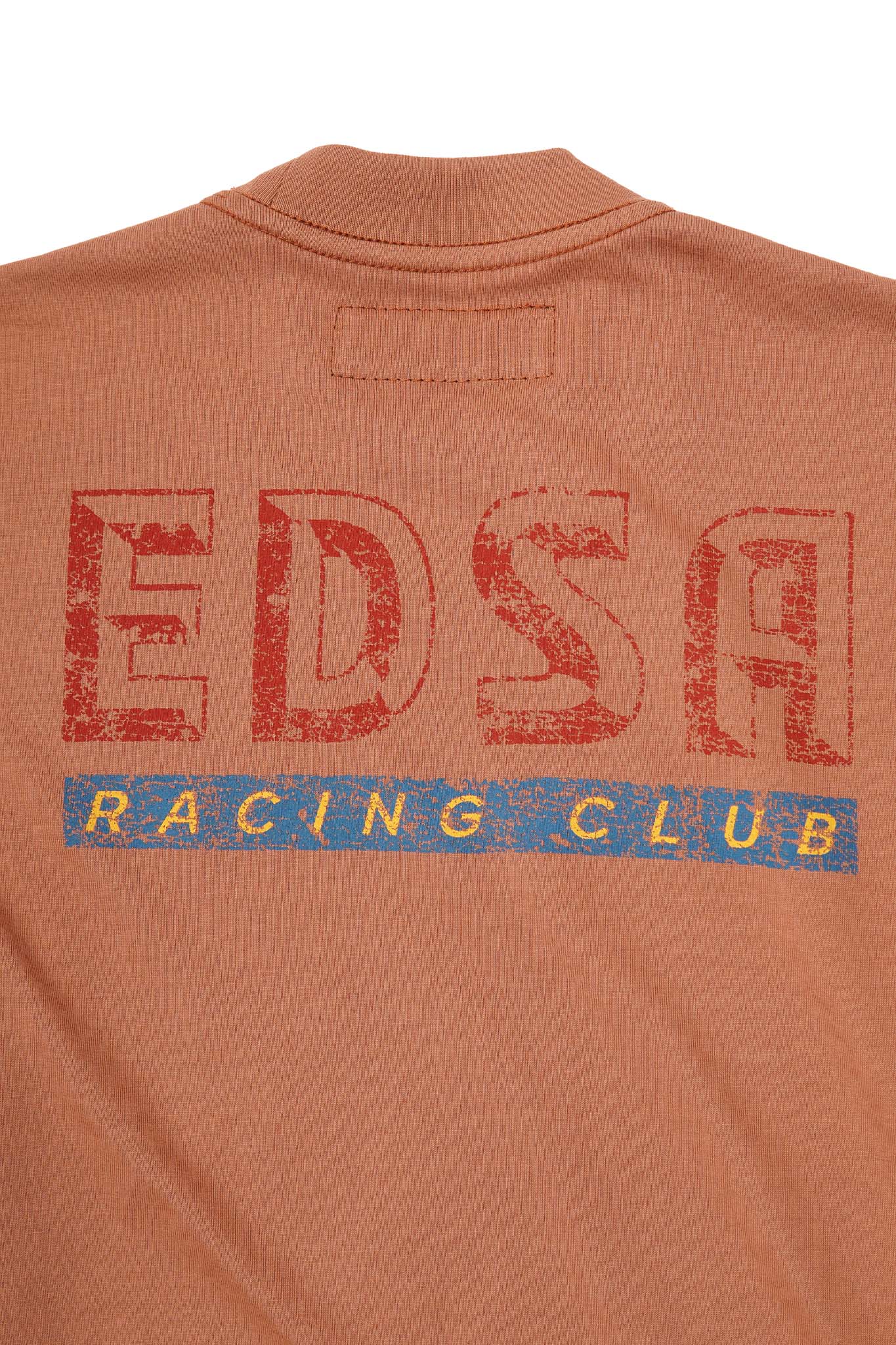 "EDSA RACING CLUB" TEE IN APRICOT - Image 13