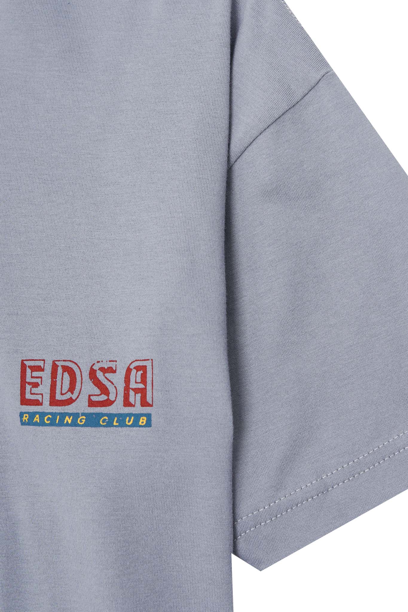 "EDSA RACING CLUB" TEE IN GLACIER - Image 12