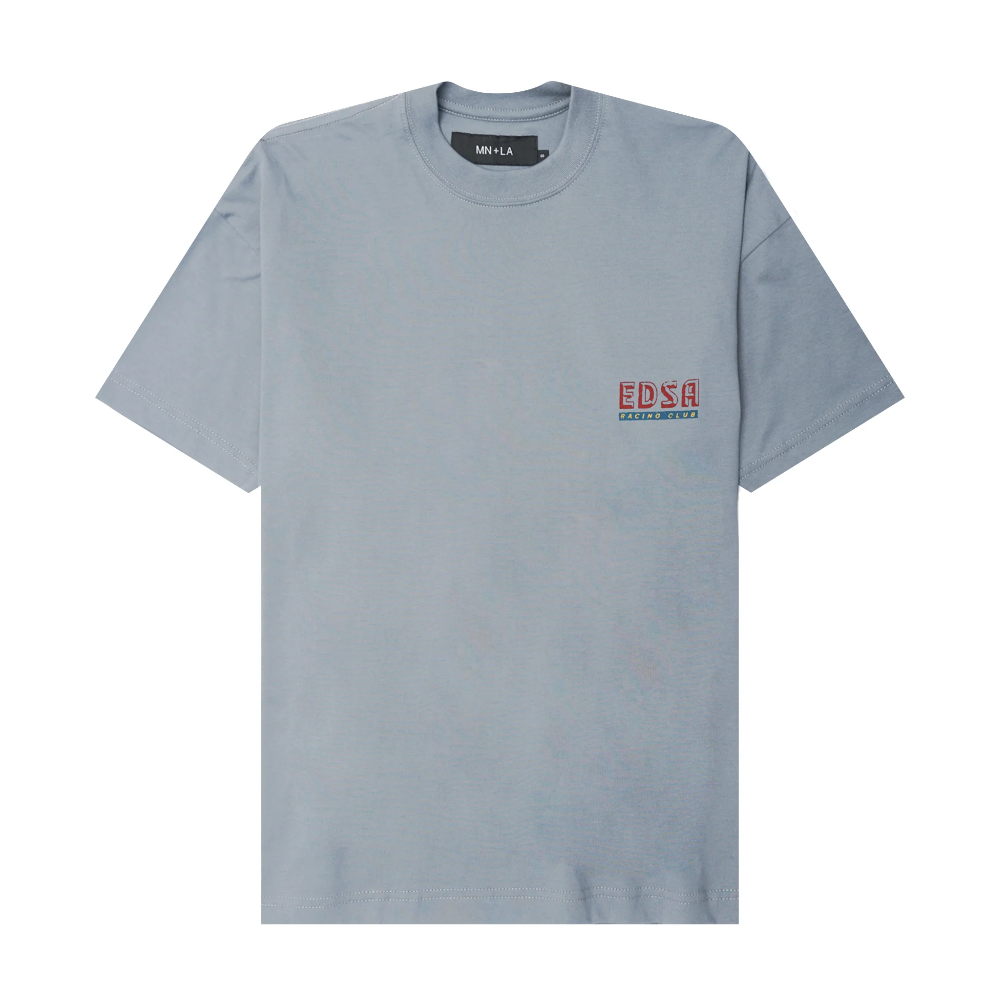 "EDSA RACING CLUB" TEE IN GLACIER - Image 2
