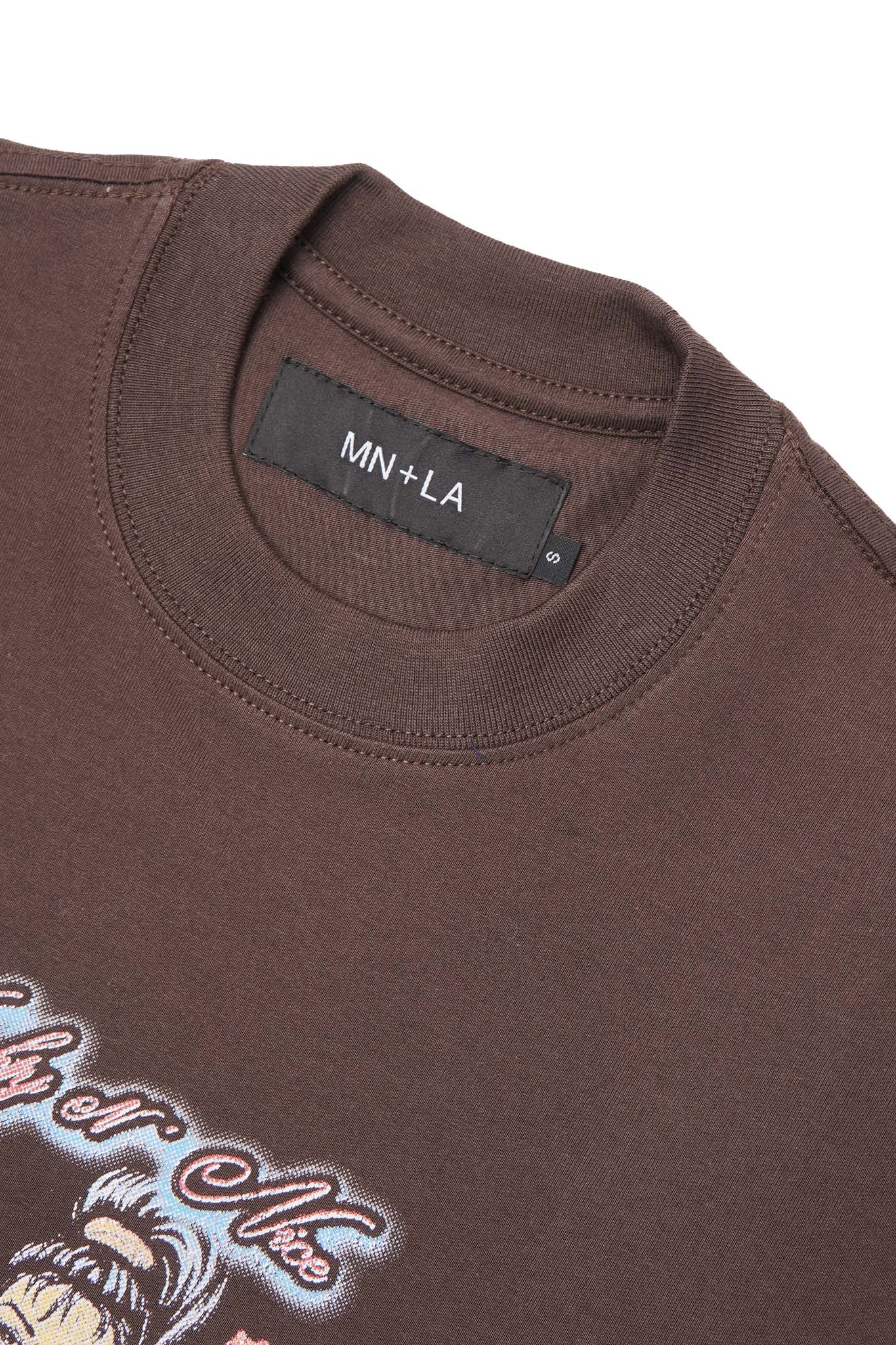 "EL ROMANTICO" TEE IN WOOD - Image 2