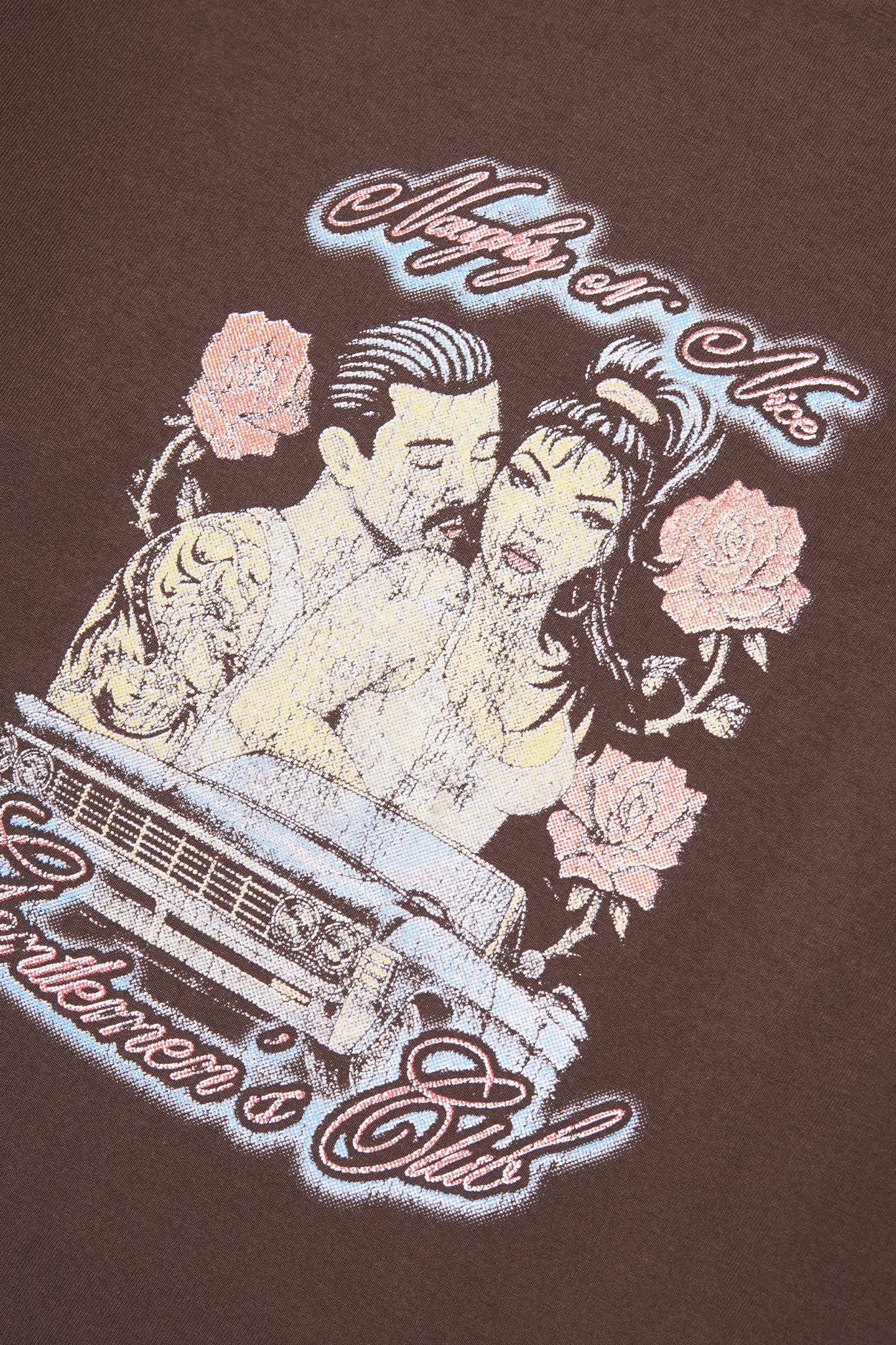 "EL ROMANTICO" TEE IN WOOD - Image 7