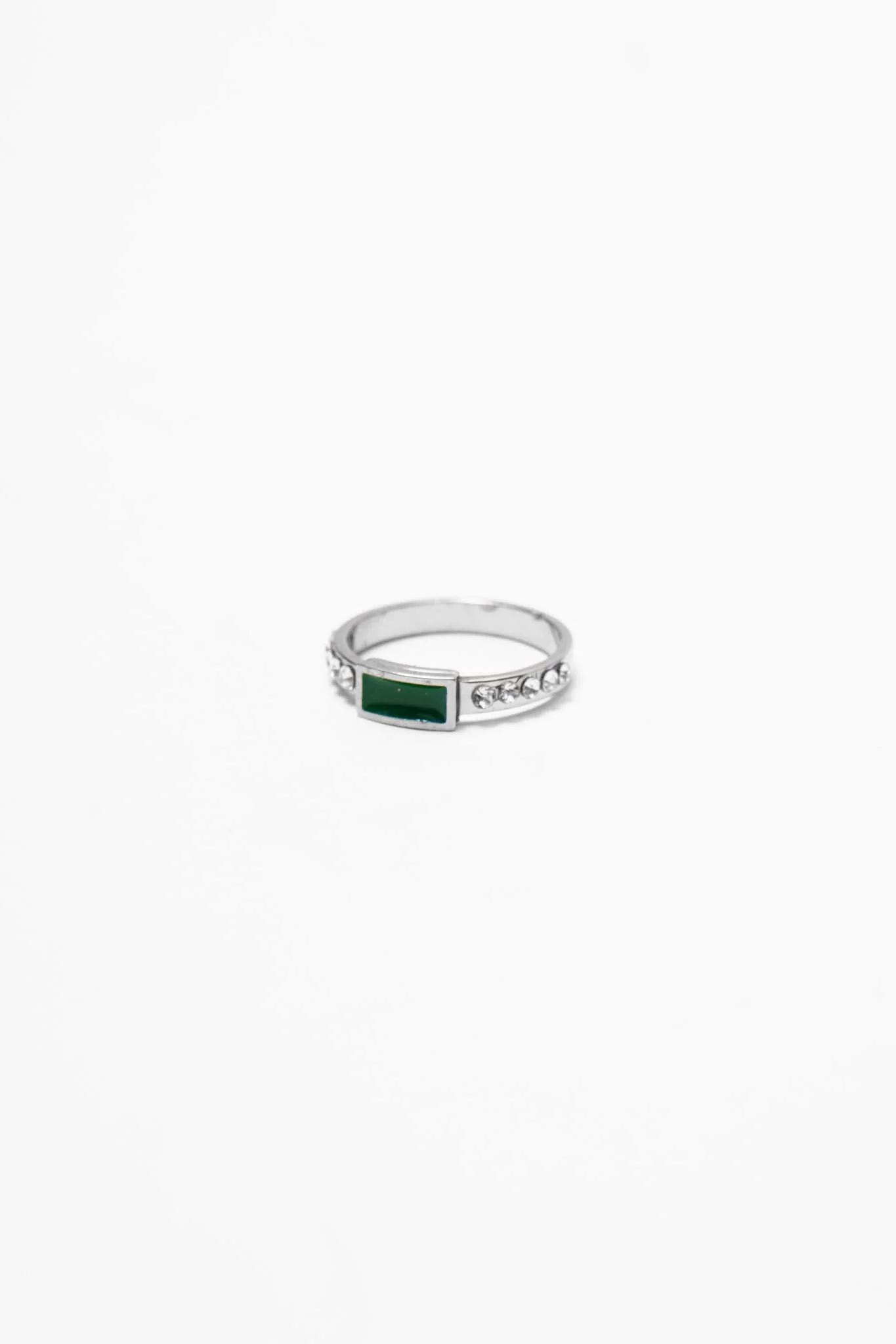 EMERALD SILVA RING - Image 2