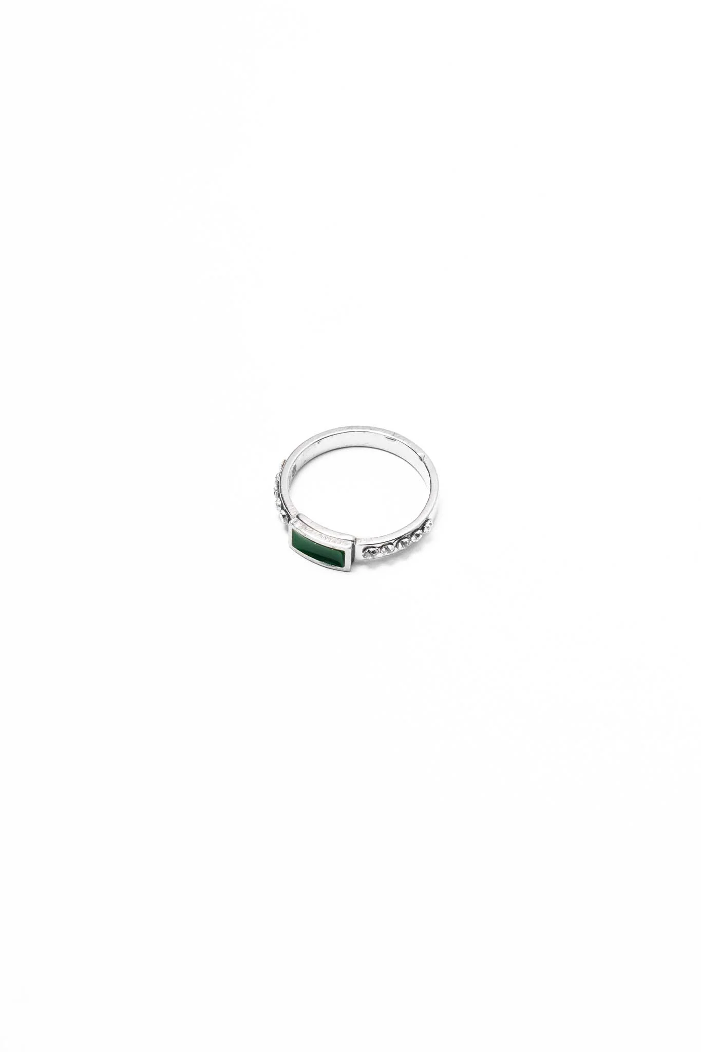 EMERALD SILVA RING - Image 3