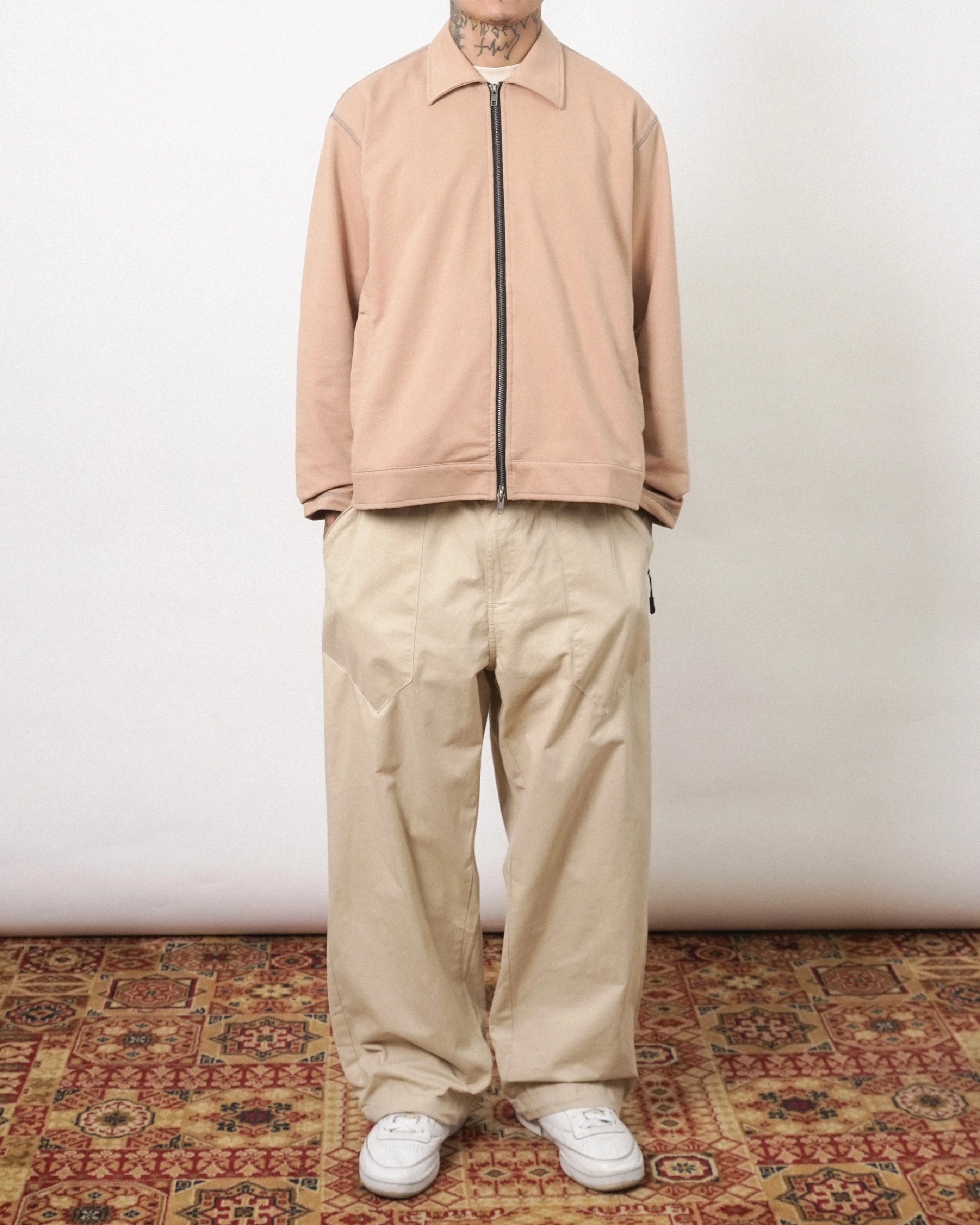 EXO™ ZIP TRUCKER JACKET IN WHEAT/HEATHER GREY - Image 3