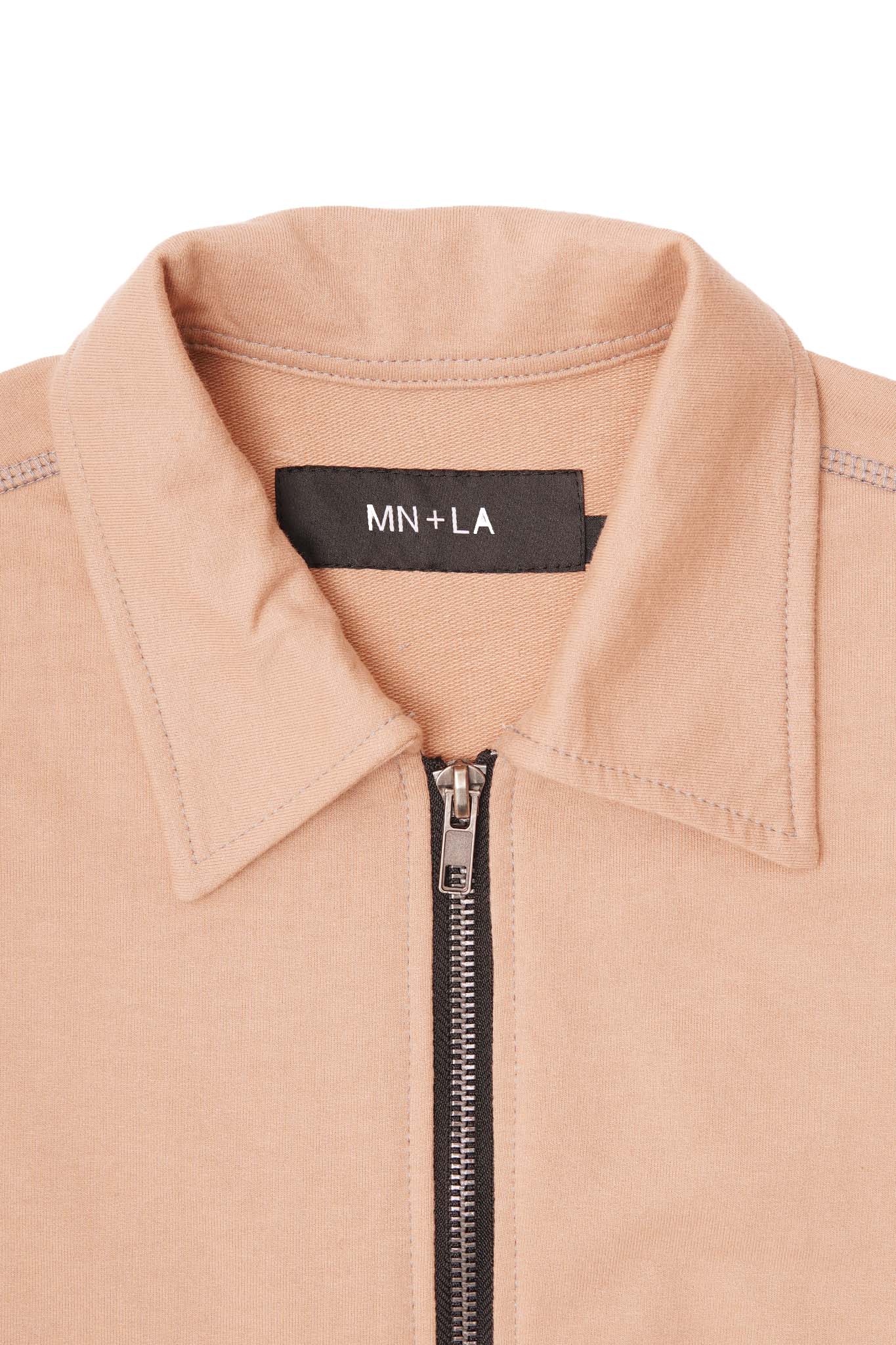 EXO™ ZIP TRUCKER JACKET IN WHEAT/HEATHER GREY - Image 4