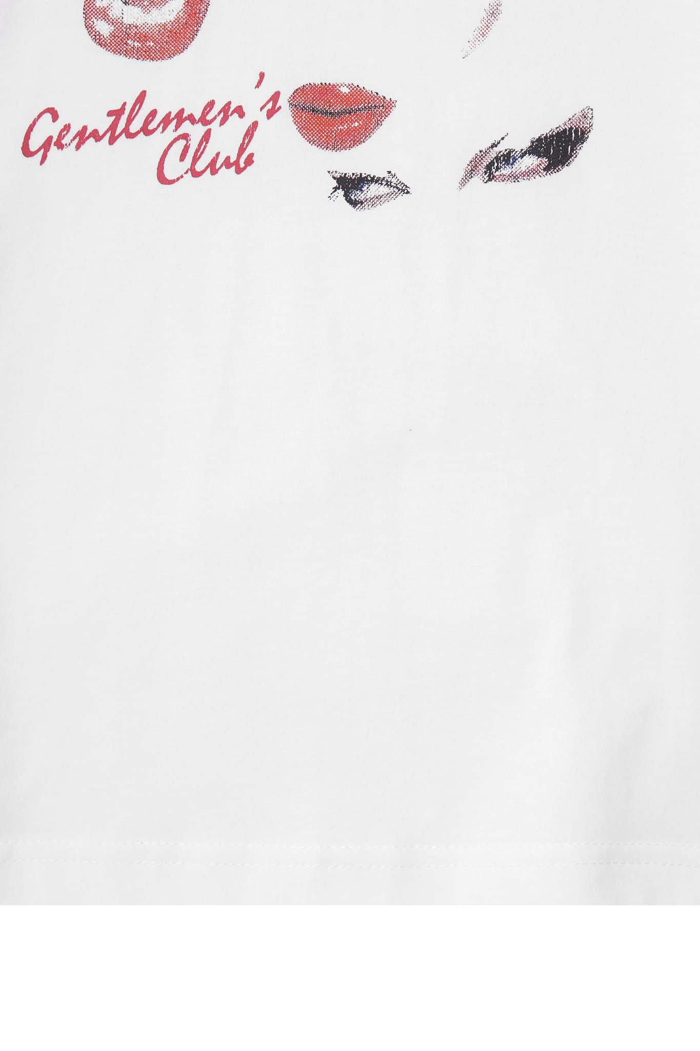 "EYES NEVER LIE" TEE IN WHITE - Image 8