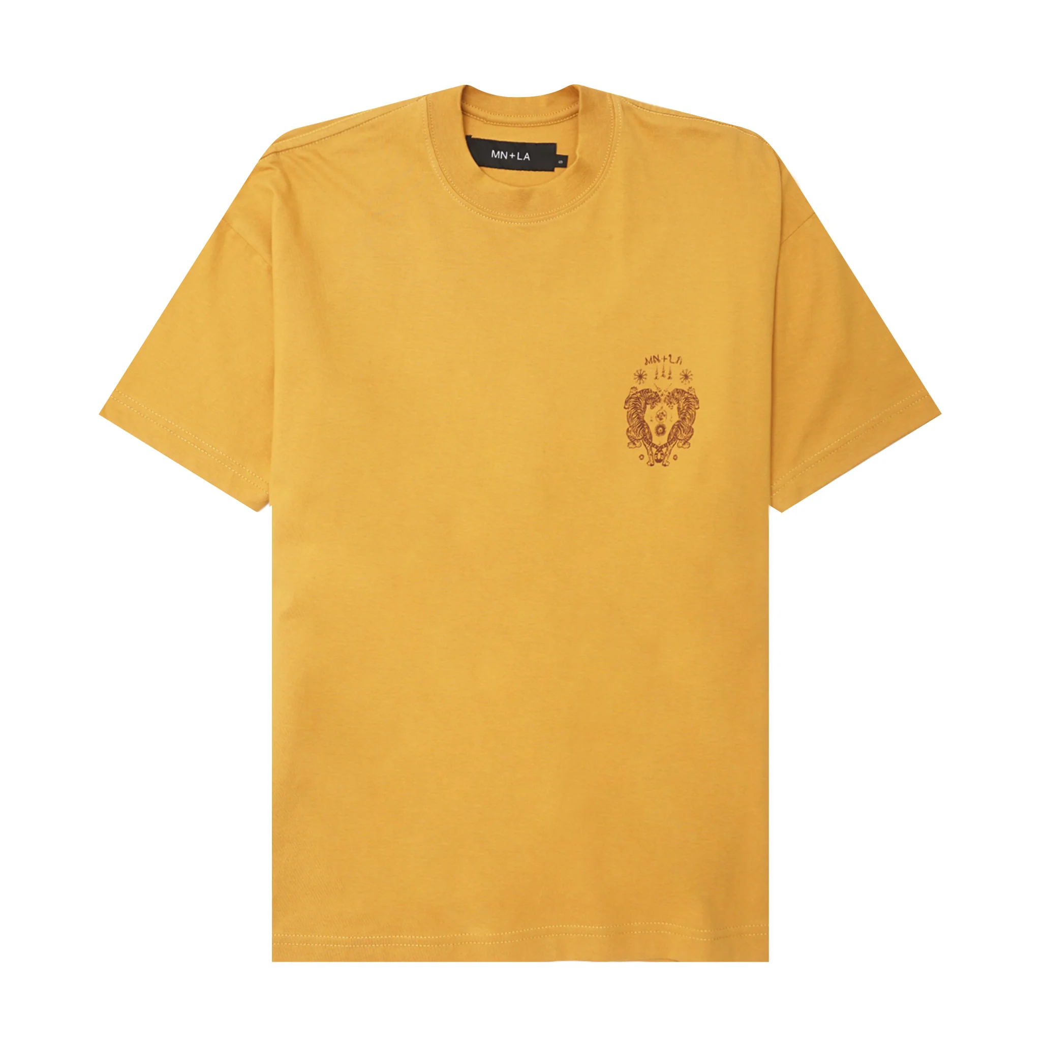 "FCF" TEE IN MUSTARD - Image 2