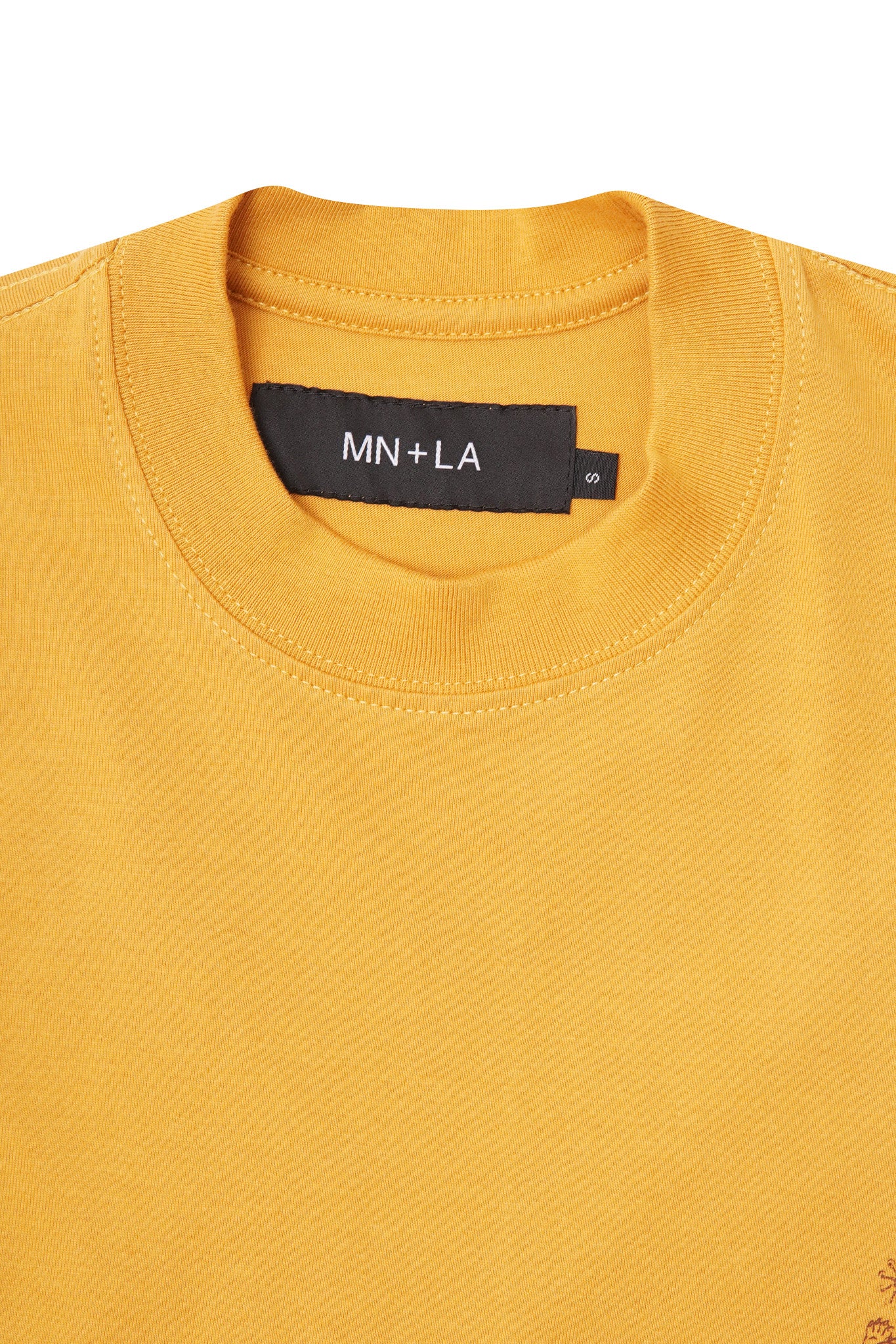 "FCF" TEE IN MUSTARD - Image 3