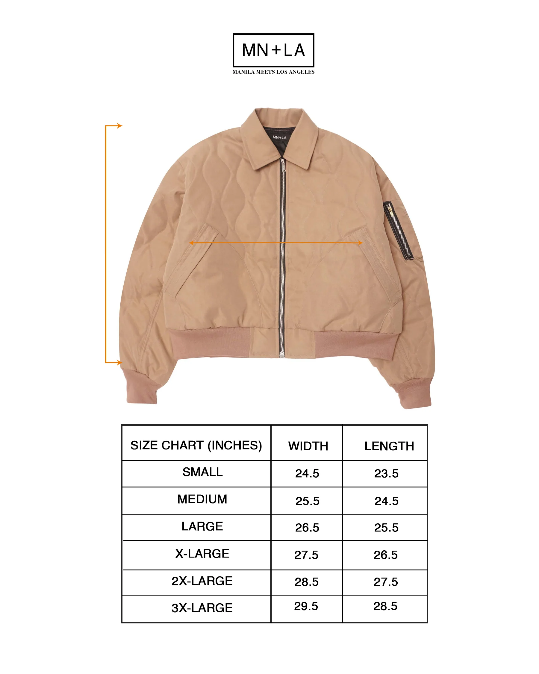 FLIGHT BOMBER JACKET IN CHAMPAGNE - Image 4