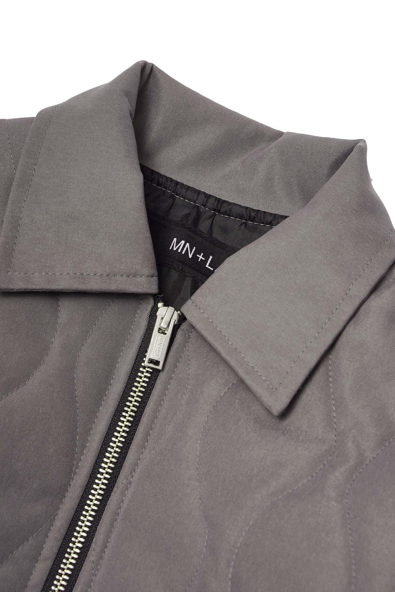 FLIGHT BOMBER JACKET IN NARDO GREY - Image 5