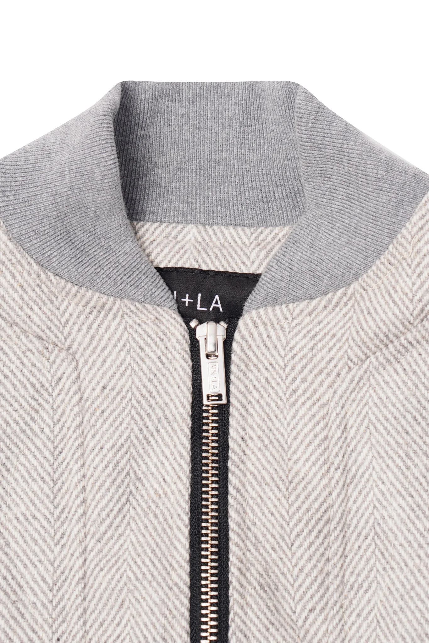 "FLOW" BOMBER JACKET IN GAINSBORO - Image 3