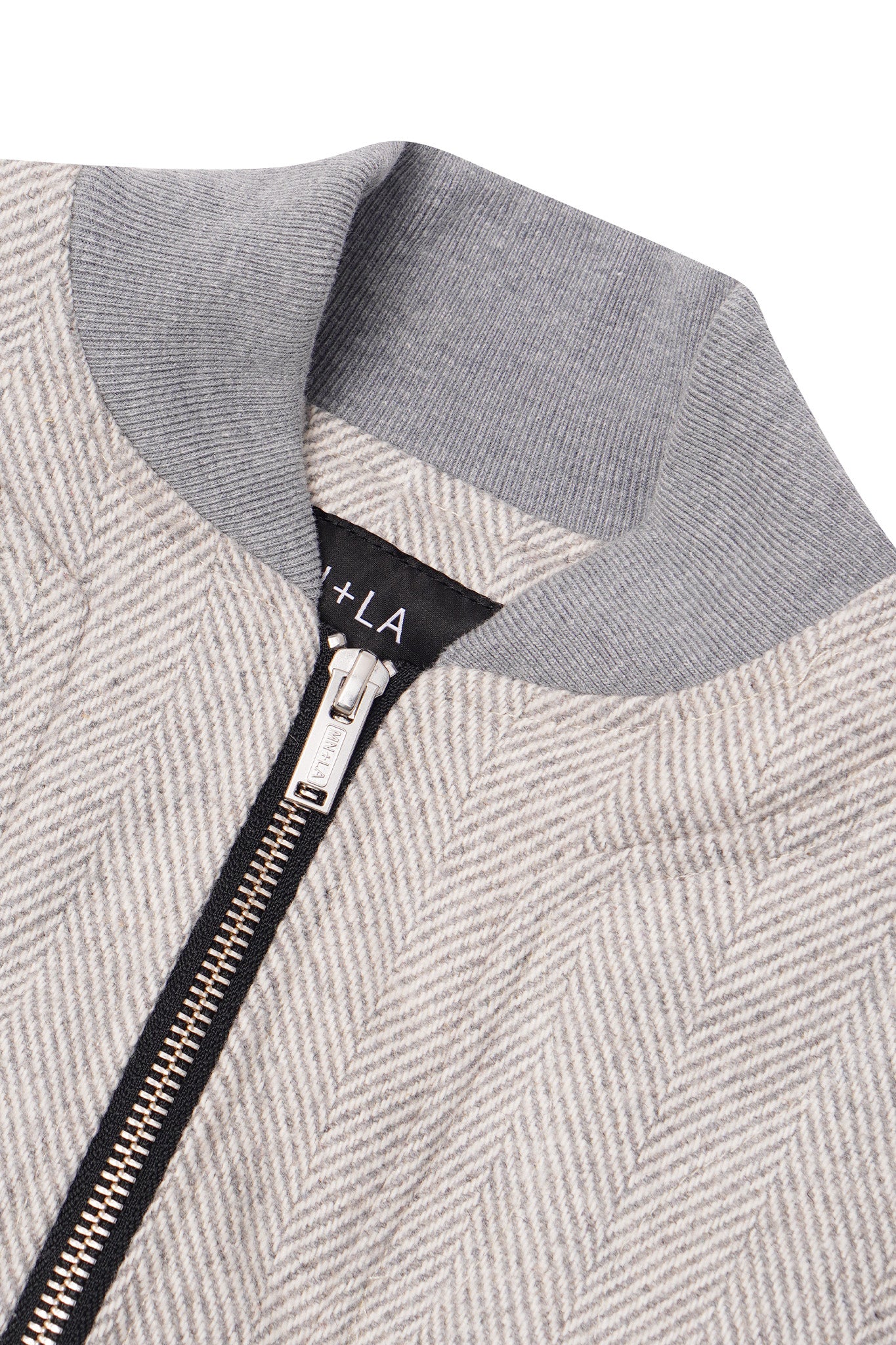 "FLOW" BOMBER JACKET IN GAINSBORO - Image 5