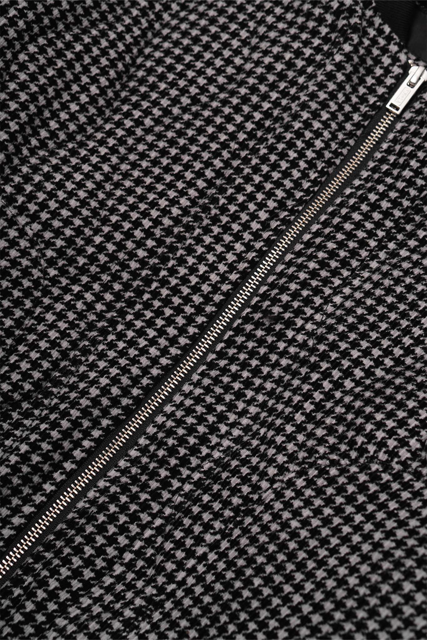 "FLOW" BOMBER JACKET IN HOUNDSTOOTH - Image 10