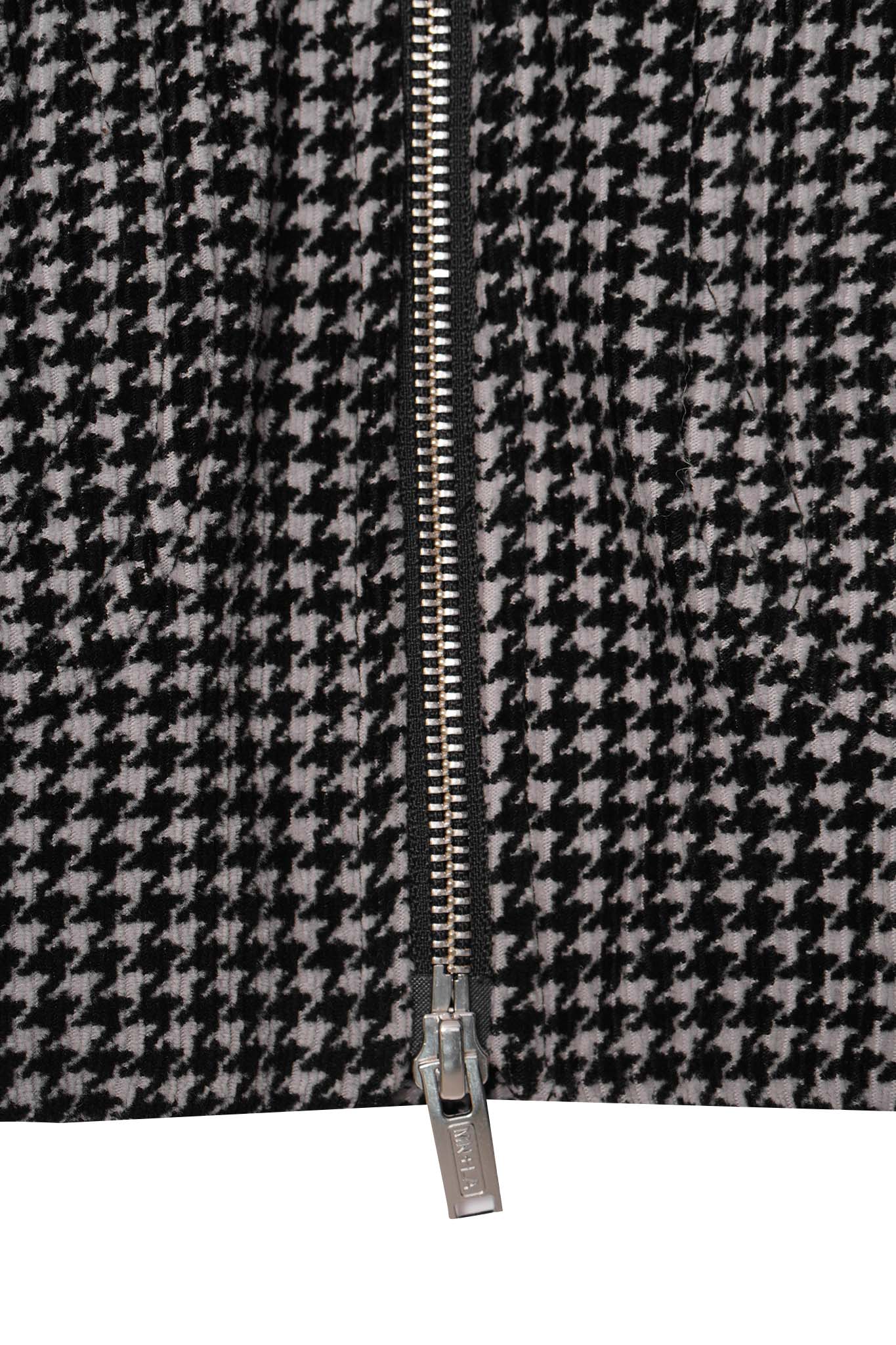 "FLOW" BOMBER JACKET IN HOUNDSTOOTH - Image 11