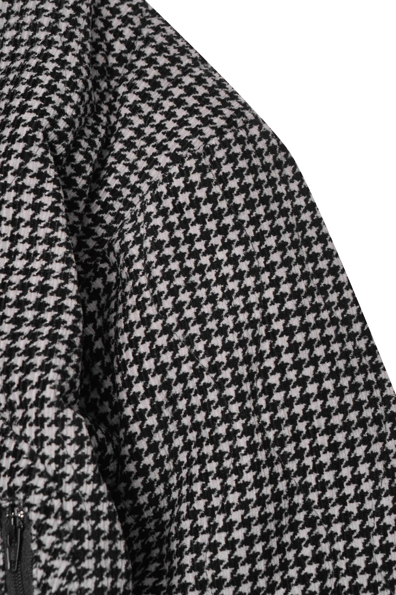 "FLOW" BOMBER JACKET IN HOUNDSTOOTH - Image 7