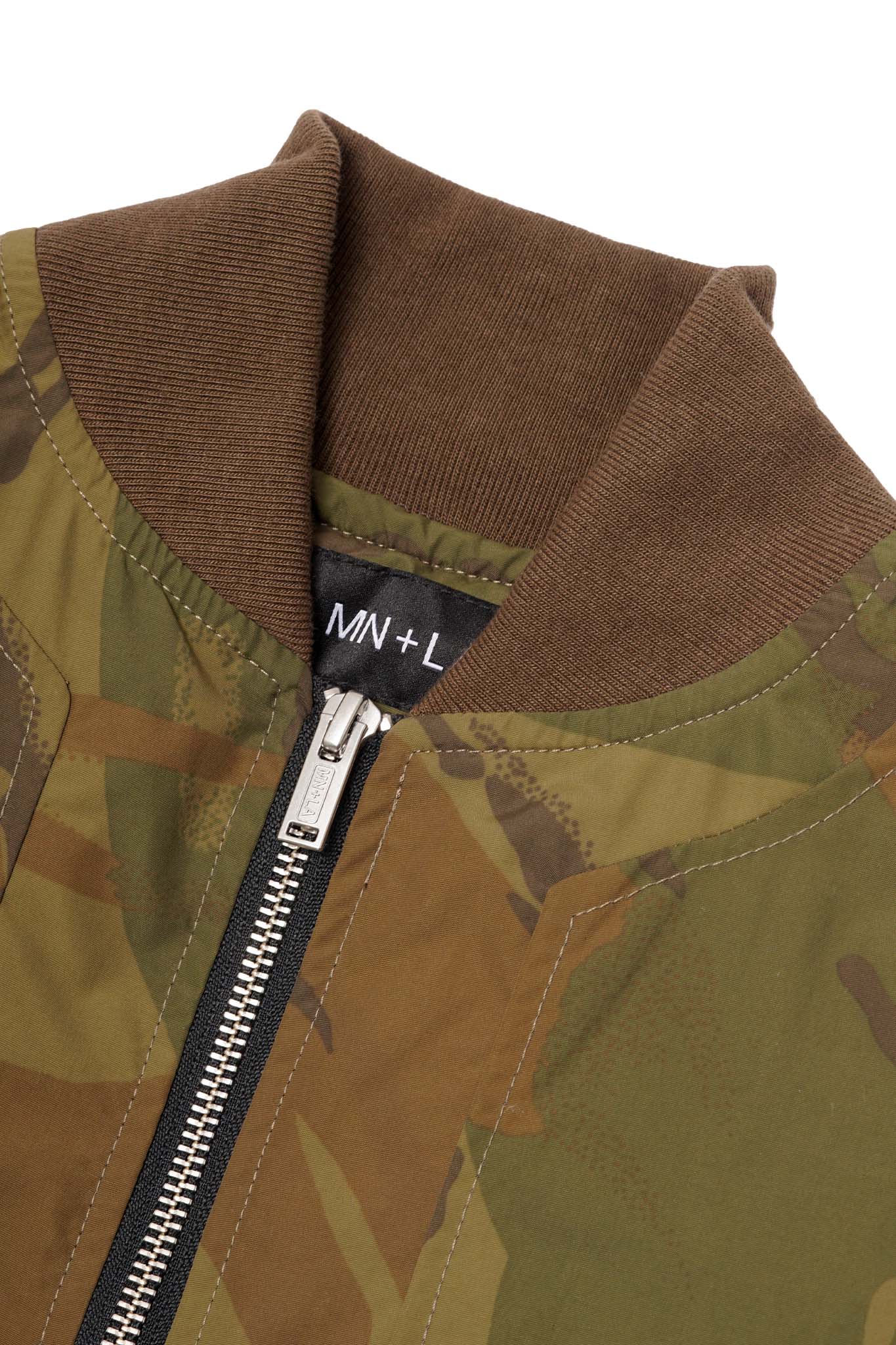"FLOW" BOMBER JACKET IN JUNGLE CAMO - Image 5