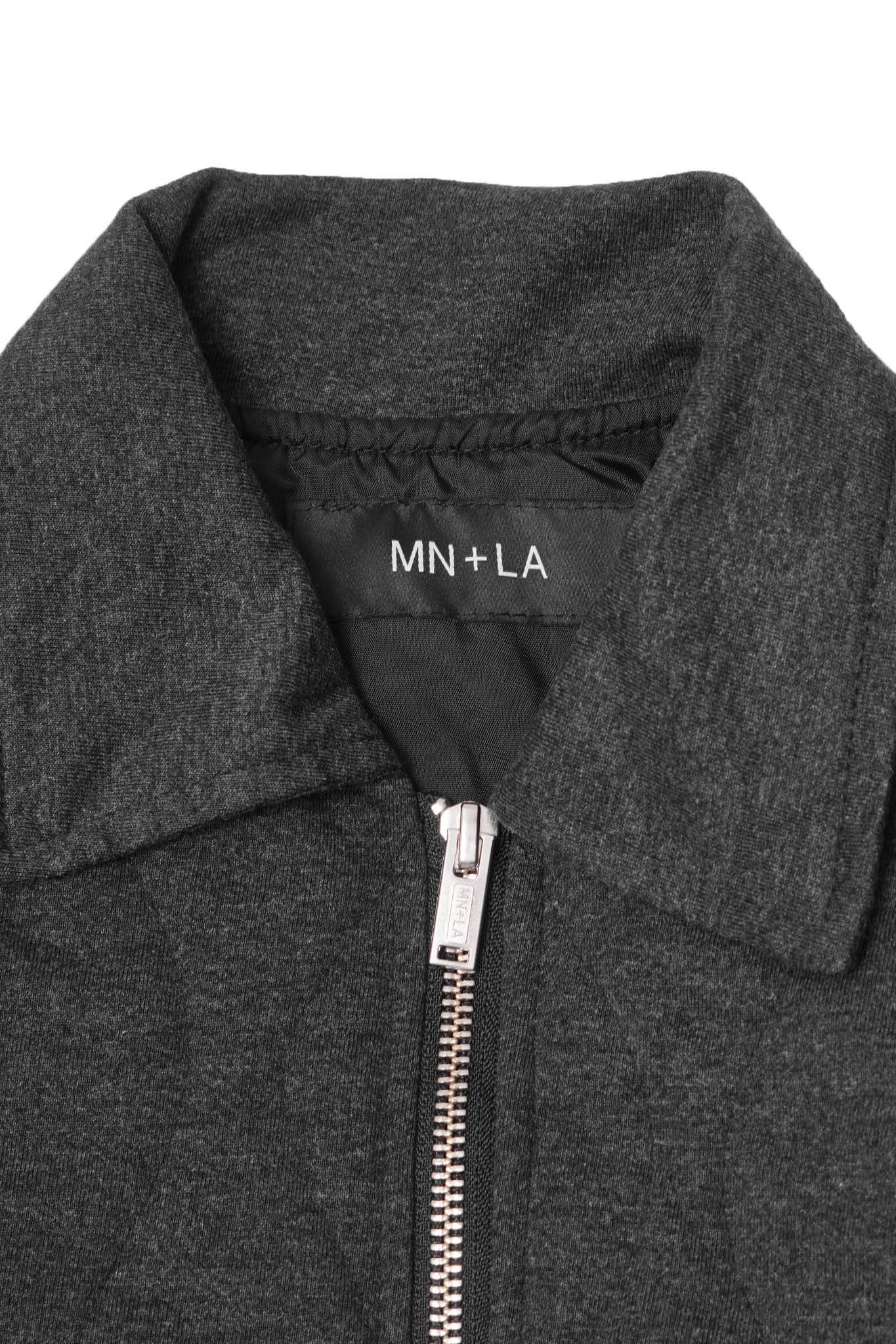 "FLOW" BOMBER JACKET IN MIDNIGHT HEATHER - Image 3