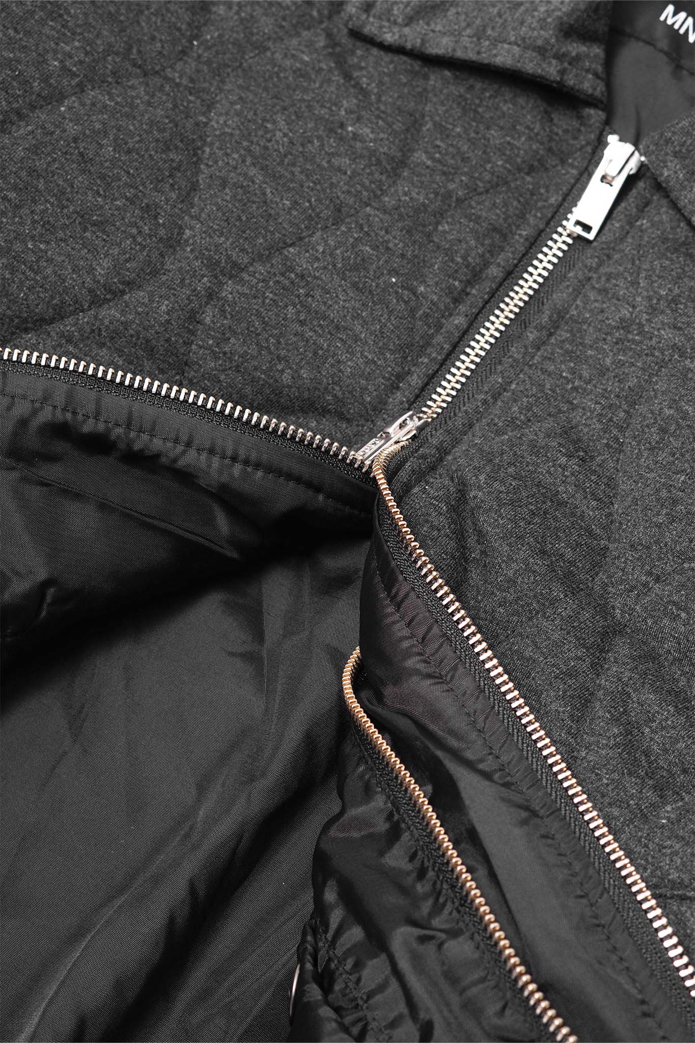 "FLOW" BOMBER JACKET IN MIDNIGHT HEATHER - Image 9