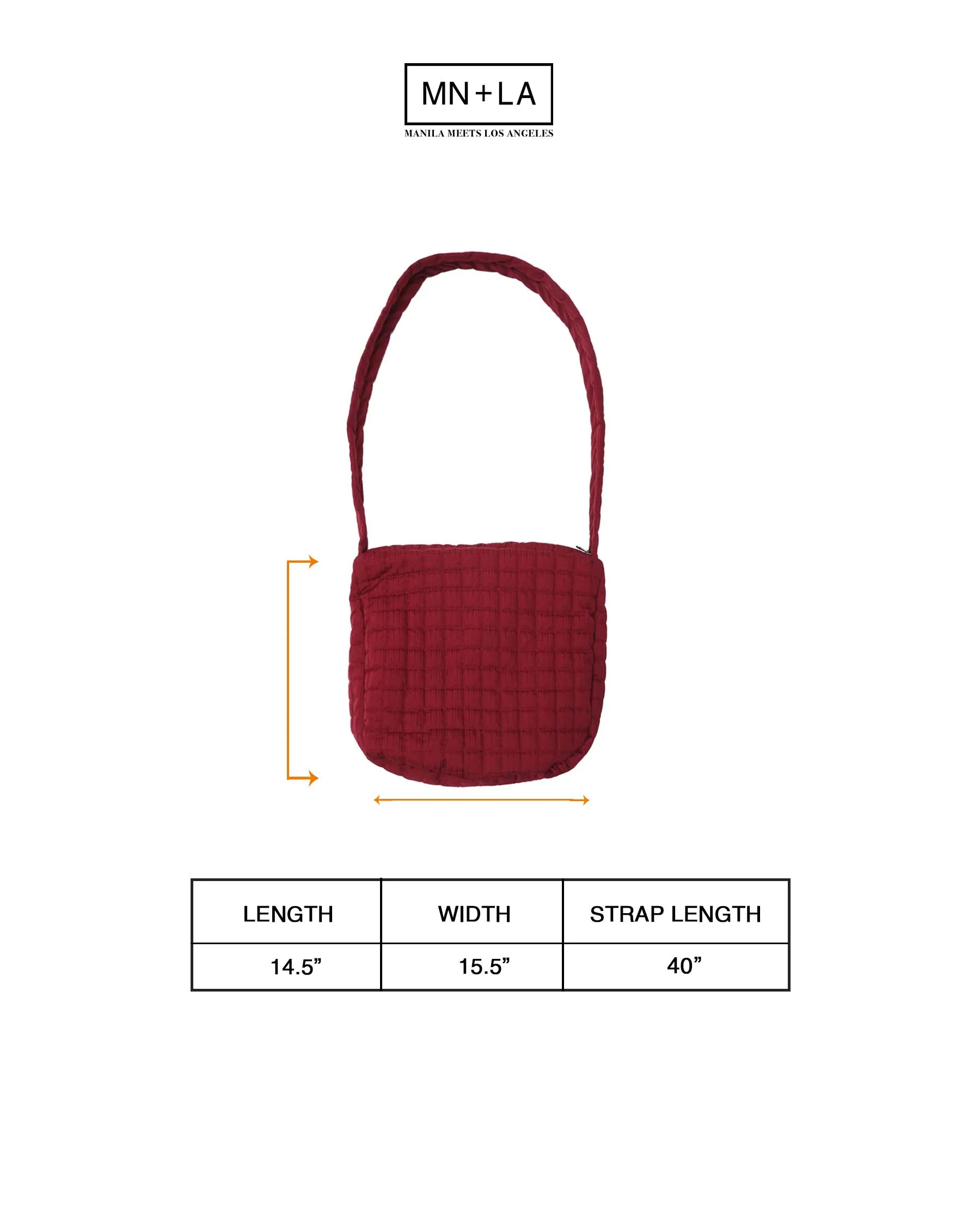 "FLOW" CROSS BAG IN RED MICA - Image 4