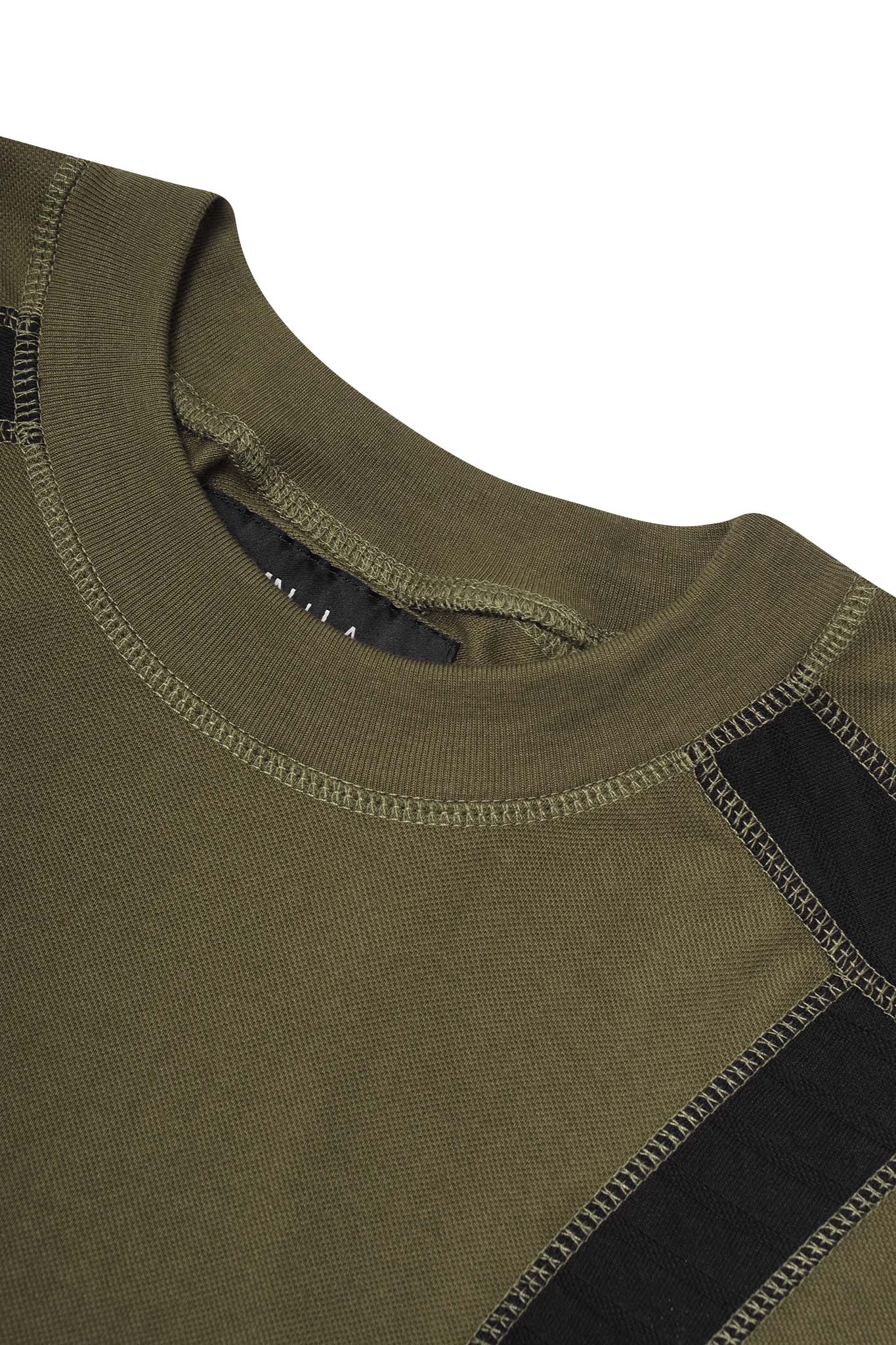 FLOW TEE IN OLIVE - Image 3