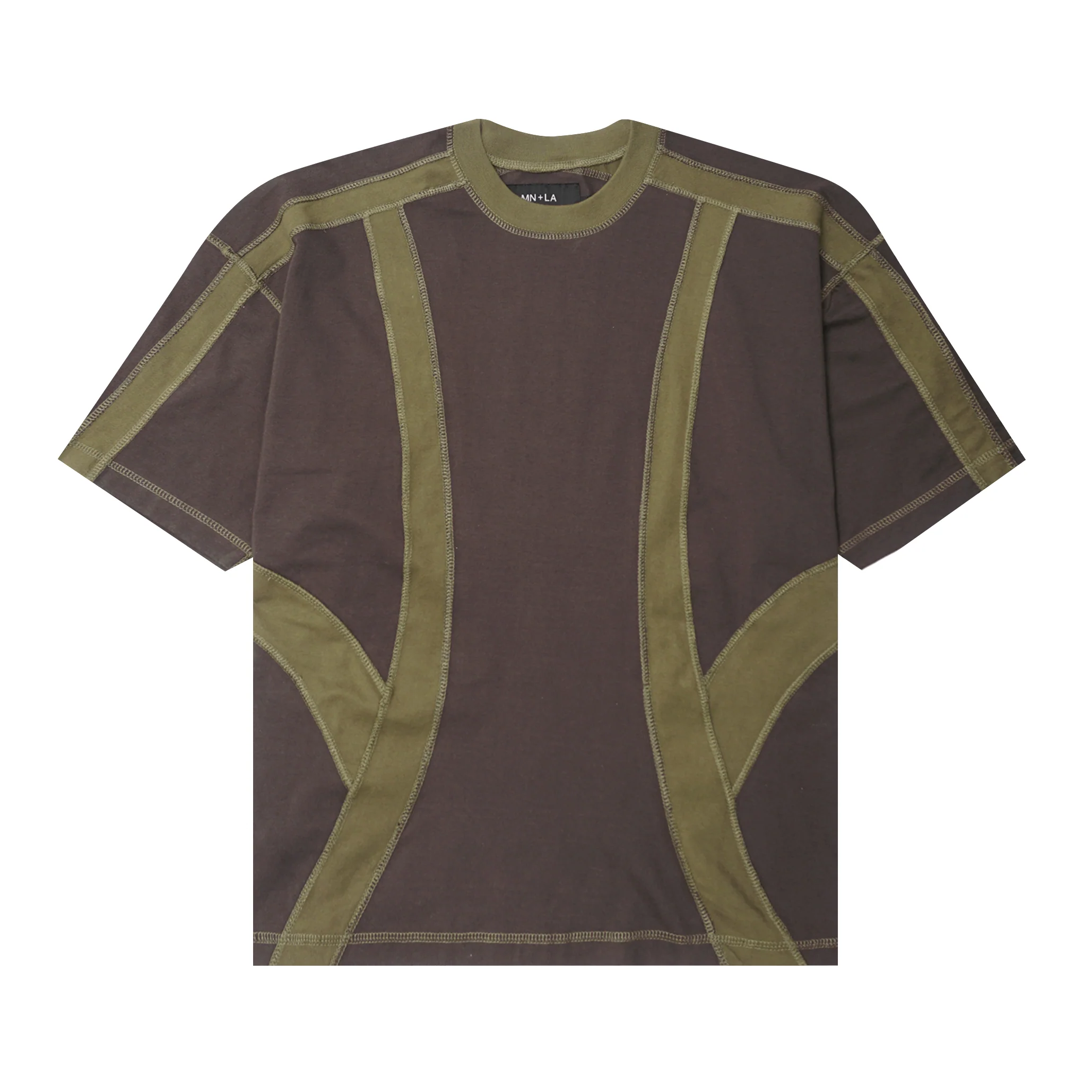 FLOW TEE IN STONE GREY