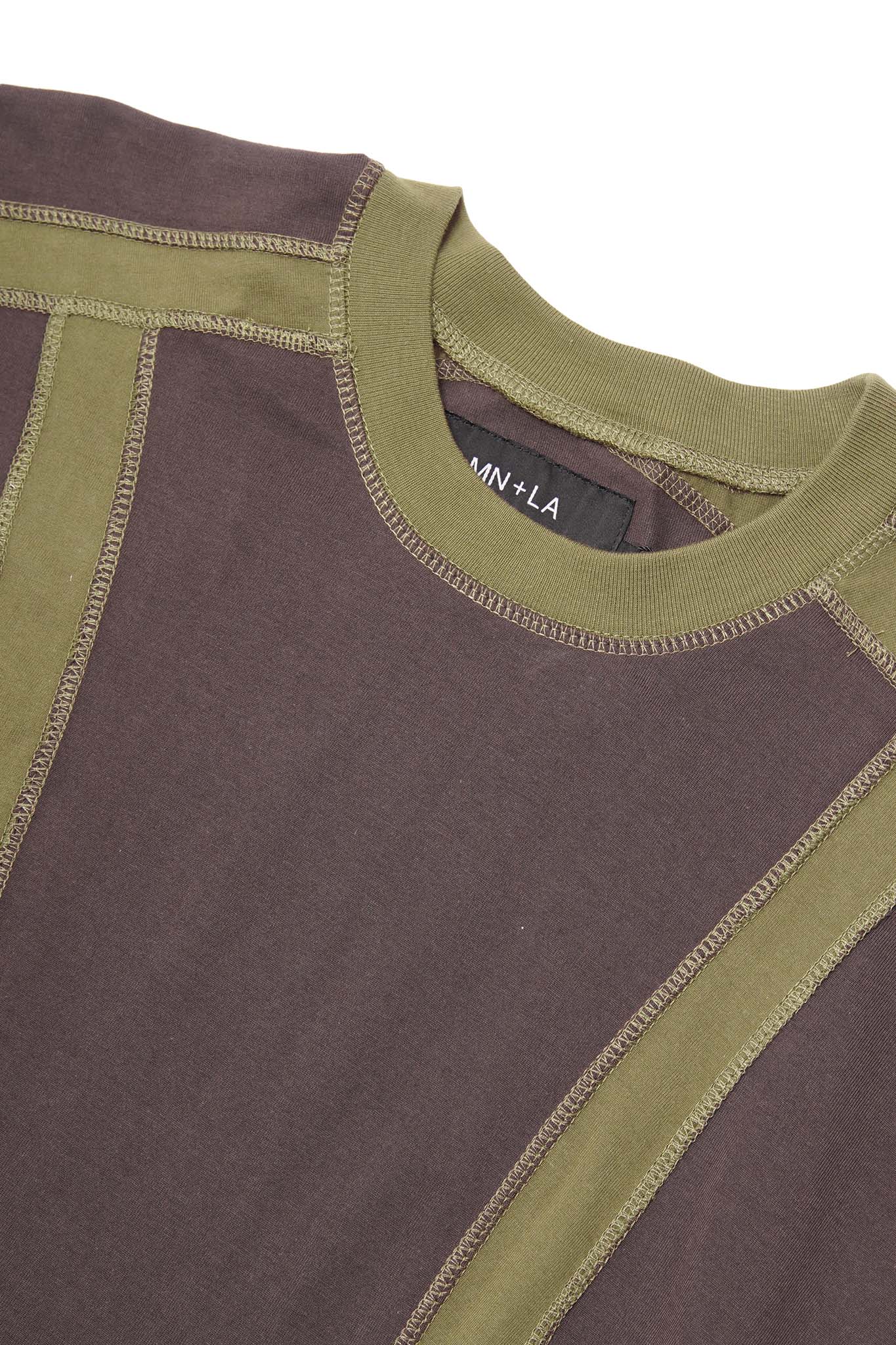 FLOW TEE IN STONE GREY - Image 3