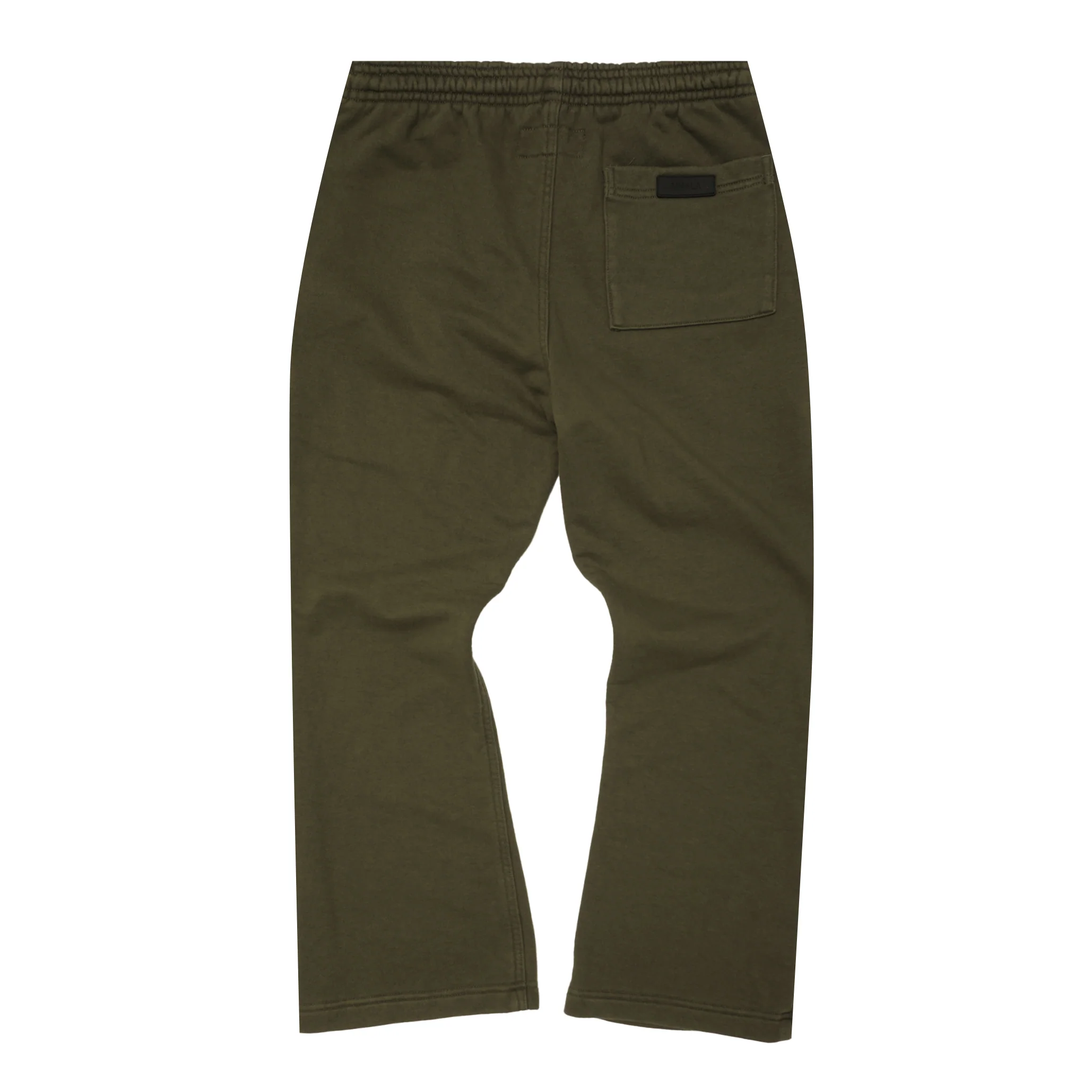 FRENCH TERRY BOOTCUT PANTS IN AGED OLIVE - Image 3