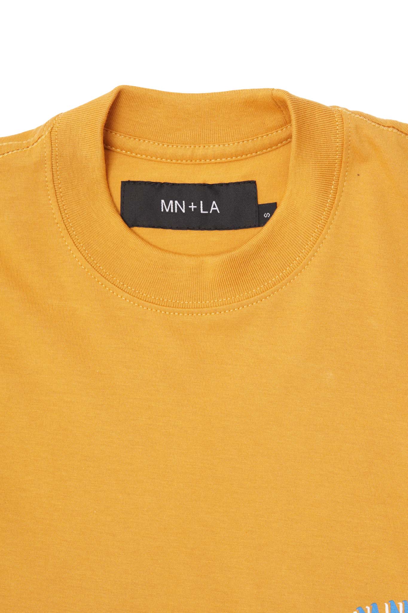 "GOLDEN COAST" TEE IN MUSTARD - Image 4