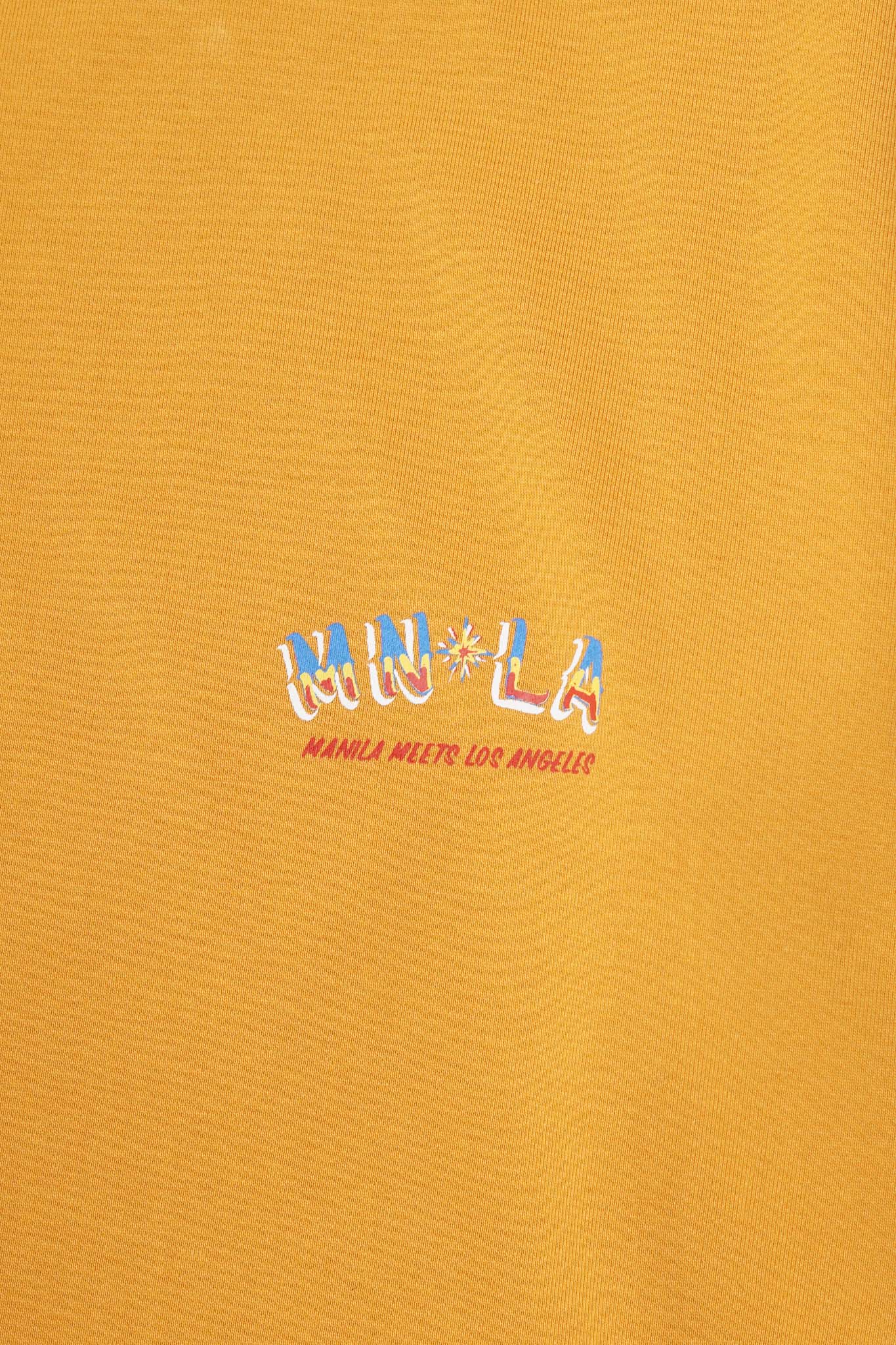 "GOLDEN COAST" TEE IN MUSTARD - Image 9