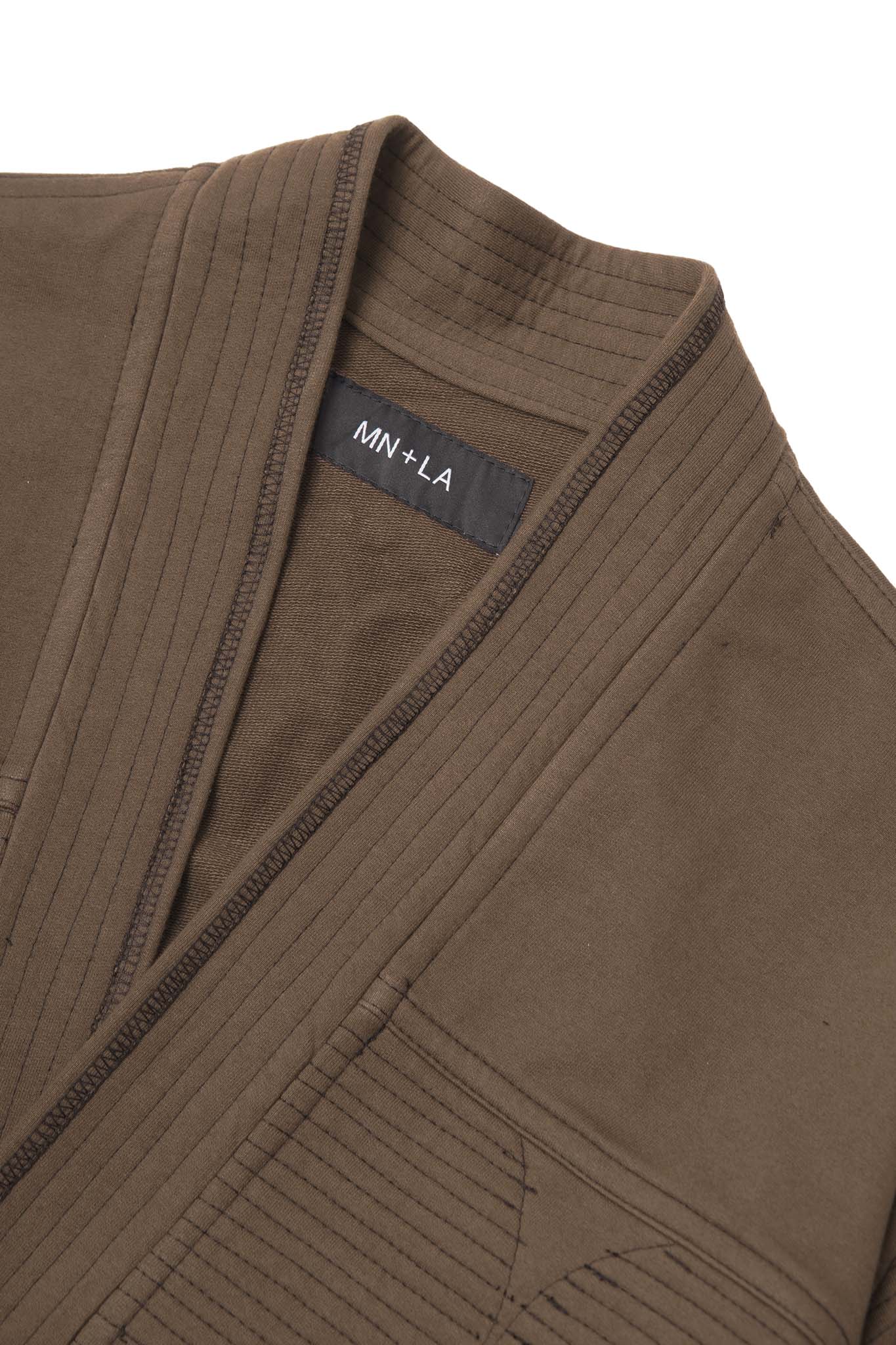 GRANPA CARDIGAN IN OLIVE DRAB - Image 3