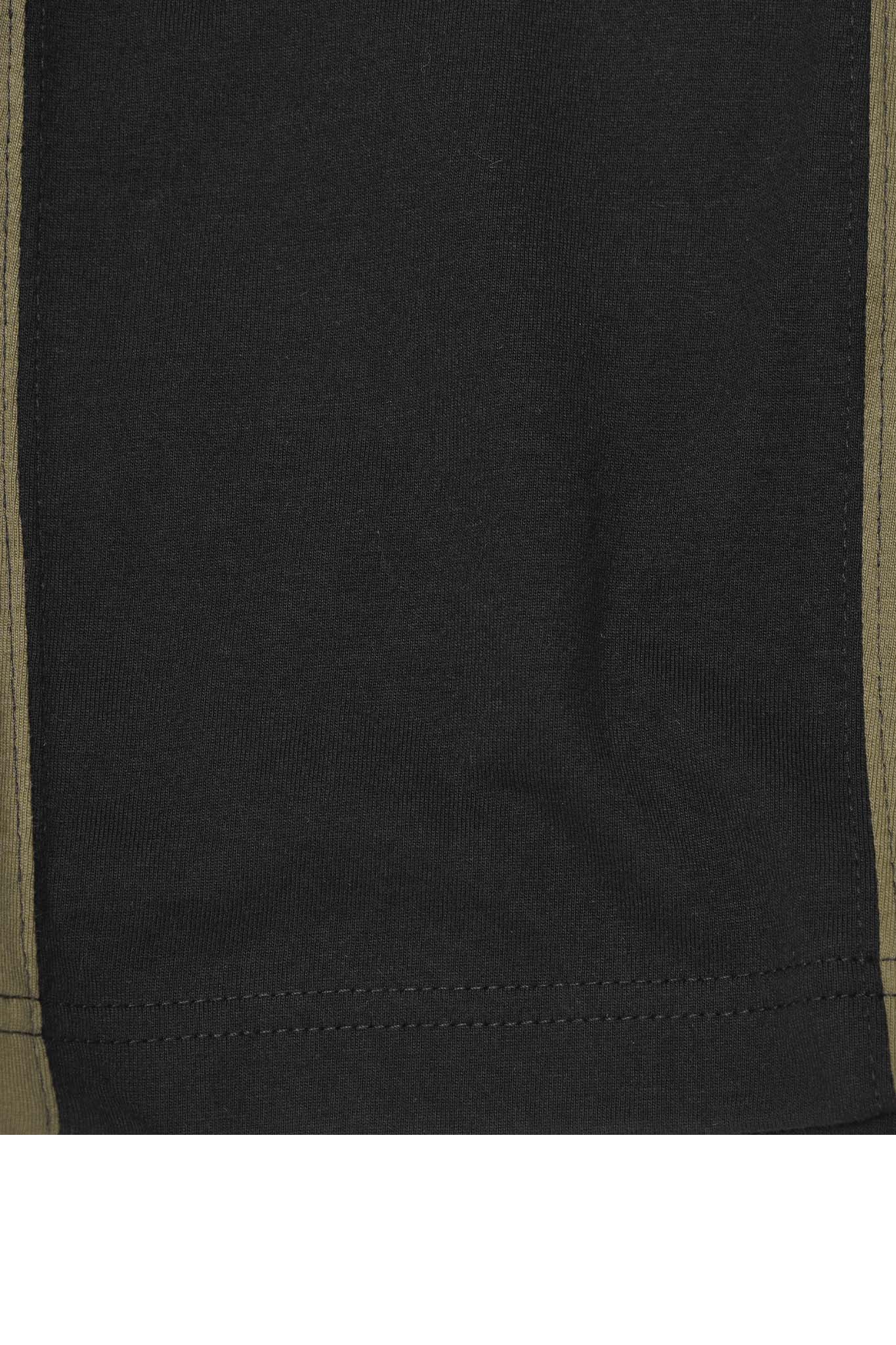 GRID TEE IN ANTHRACITE/OLIVE - Image 6