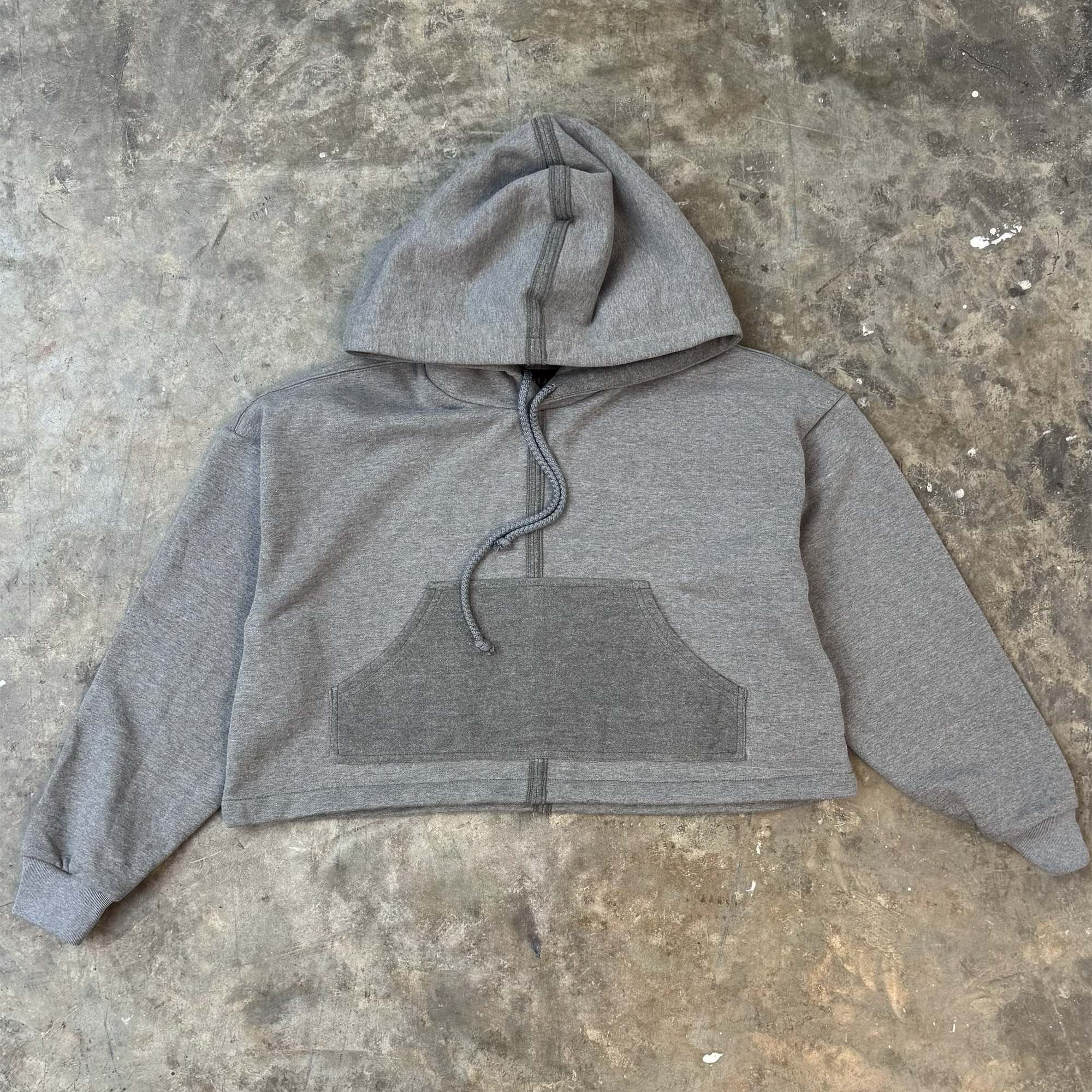 HARPER HOODIE IN HEATHER GREY