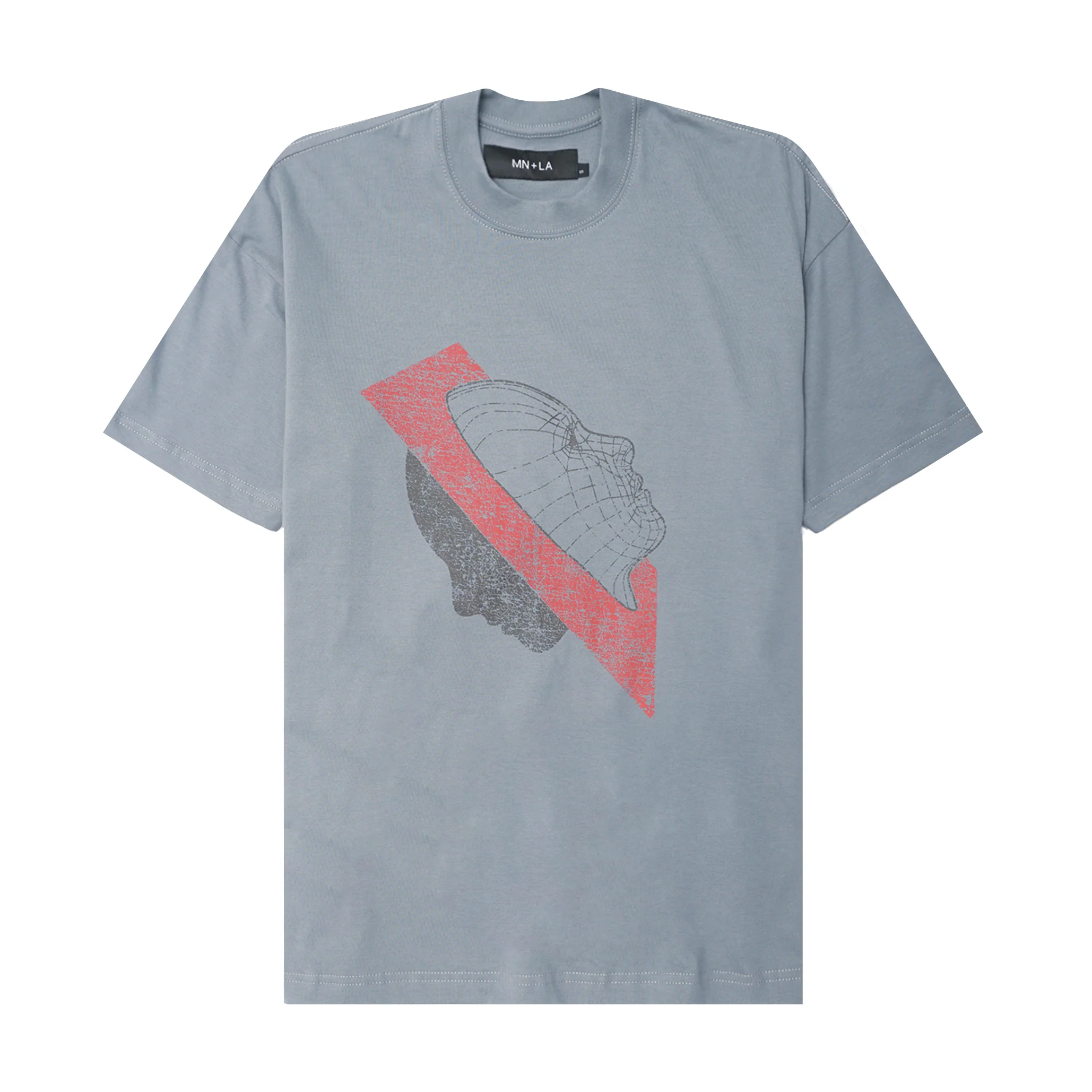 "HEADSPACE" TEE IN GLACIER