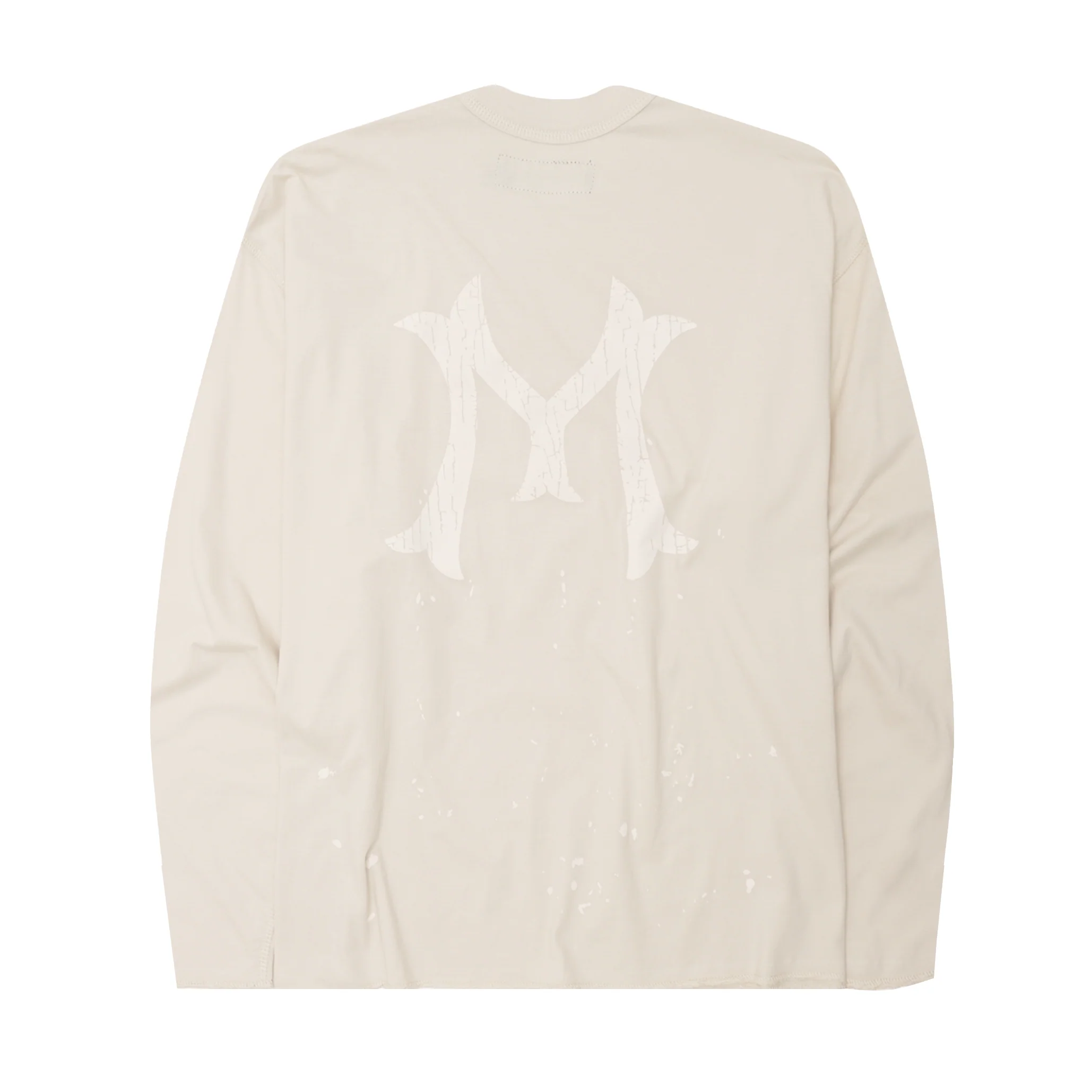 "HITTER" LONGSLEEVE TEE V3 IN WHITE - Image 2