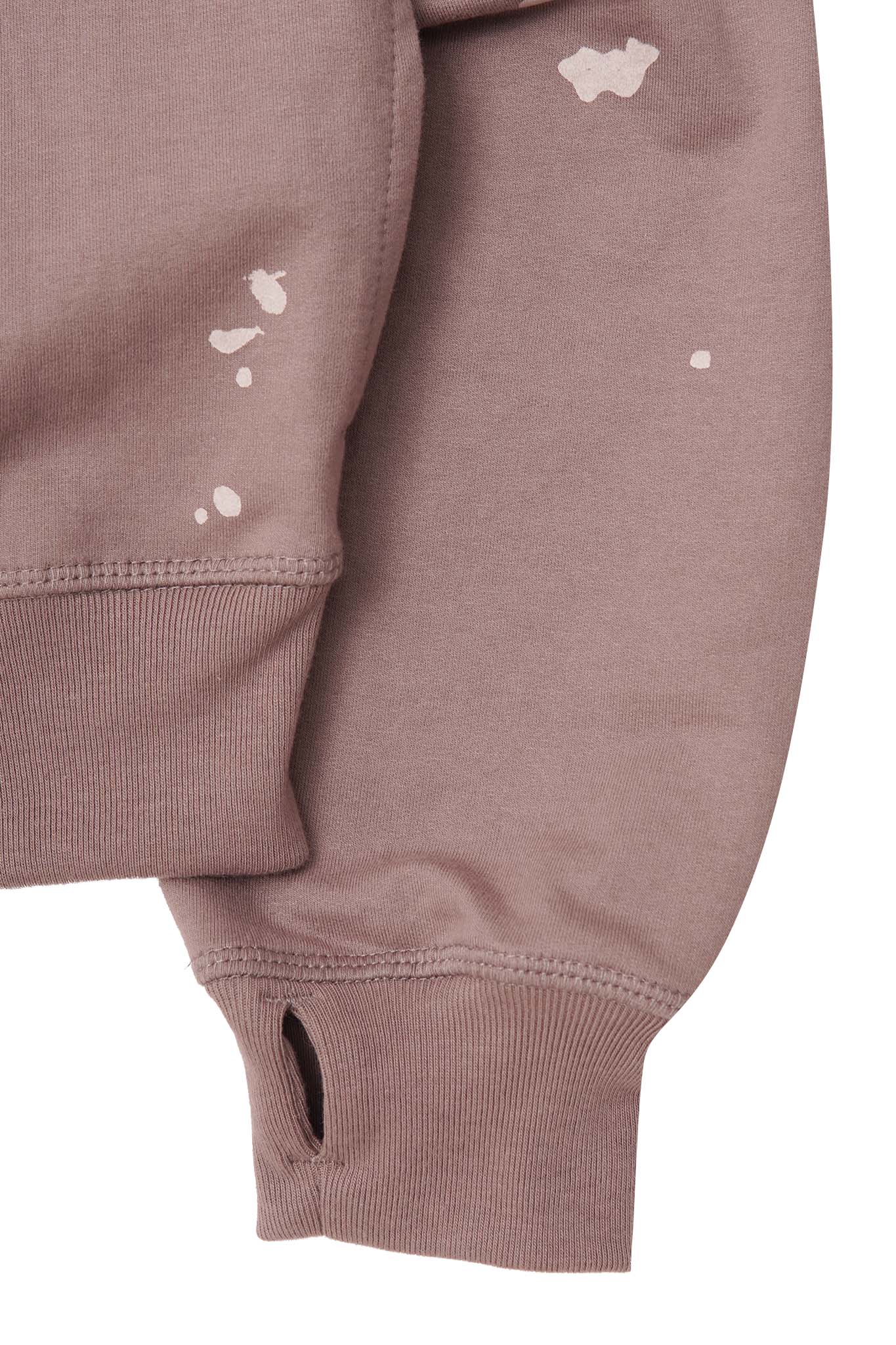 "HITTER" PAINTER'S ZIP HOODIE IN MAUVE - Image 10