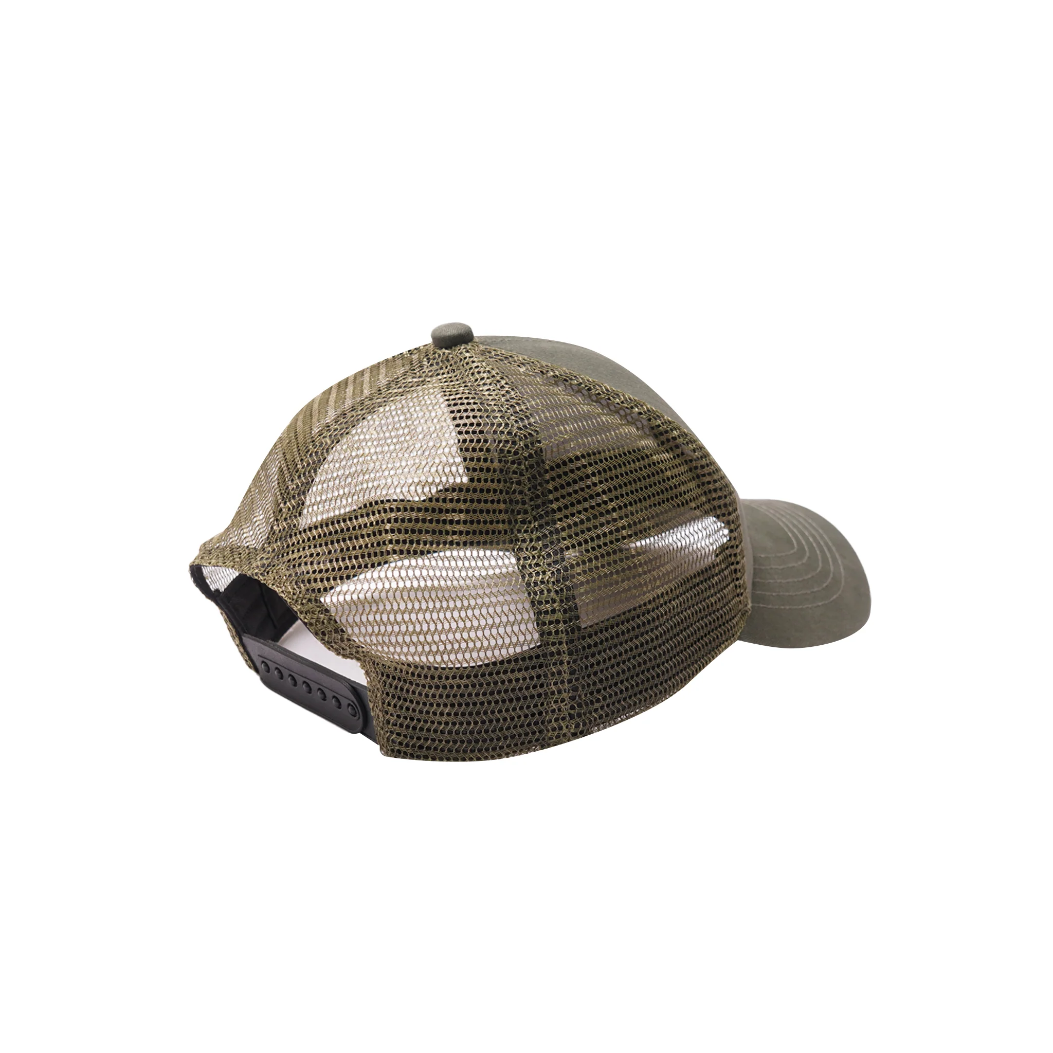 "HITTER" TRUCKER HAT IN OLIVE - Image 3