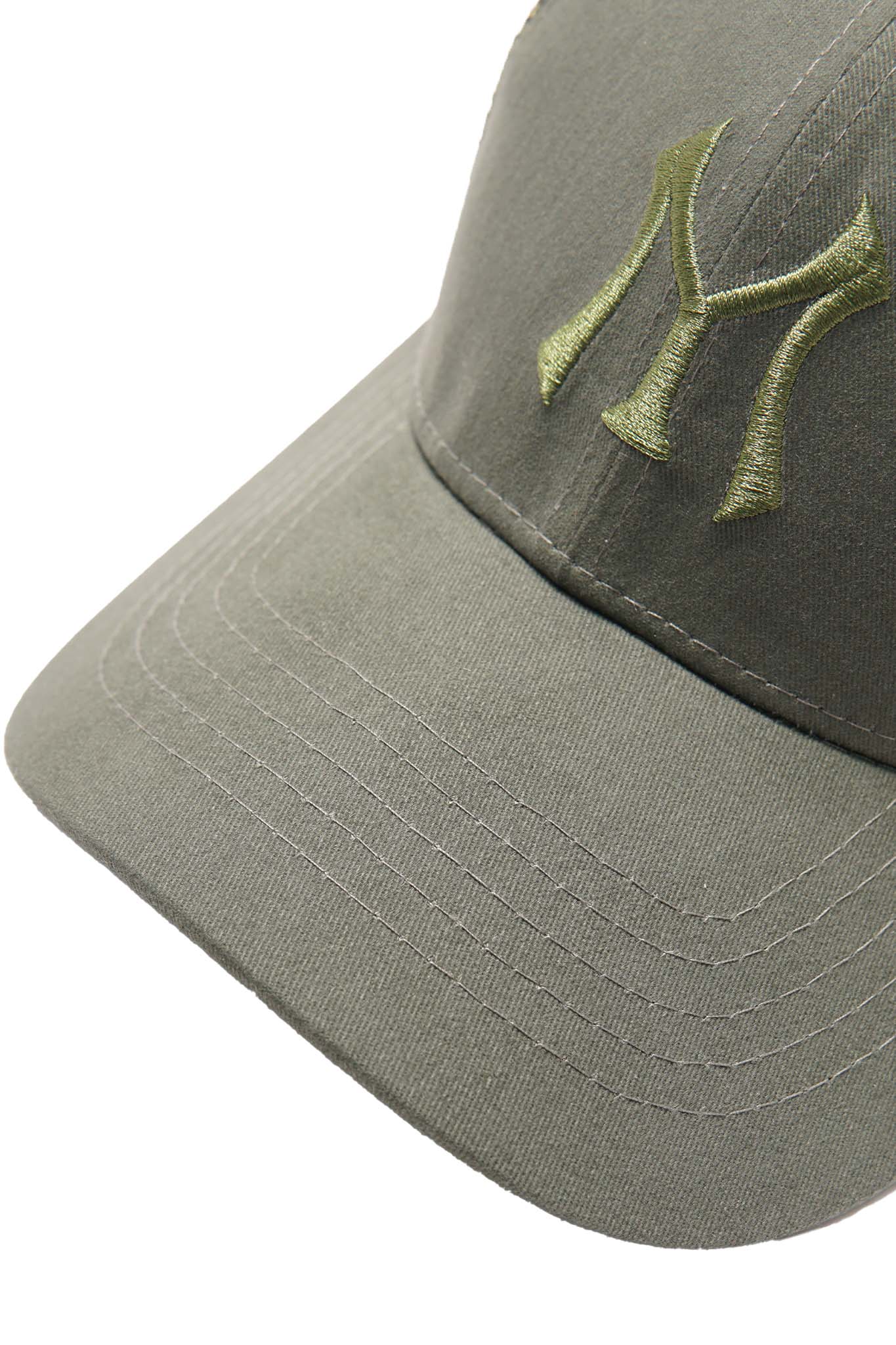 "HITTER" TRUCKER HAT IN OLIVE - Image 6