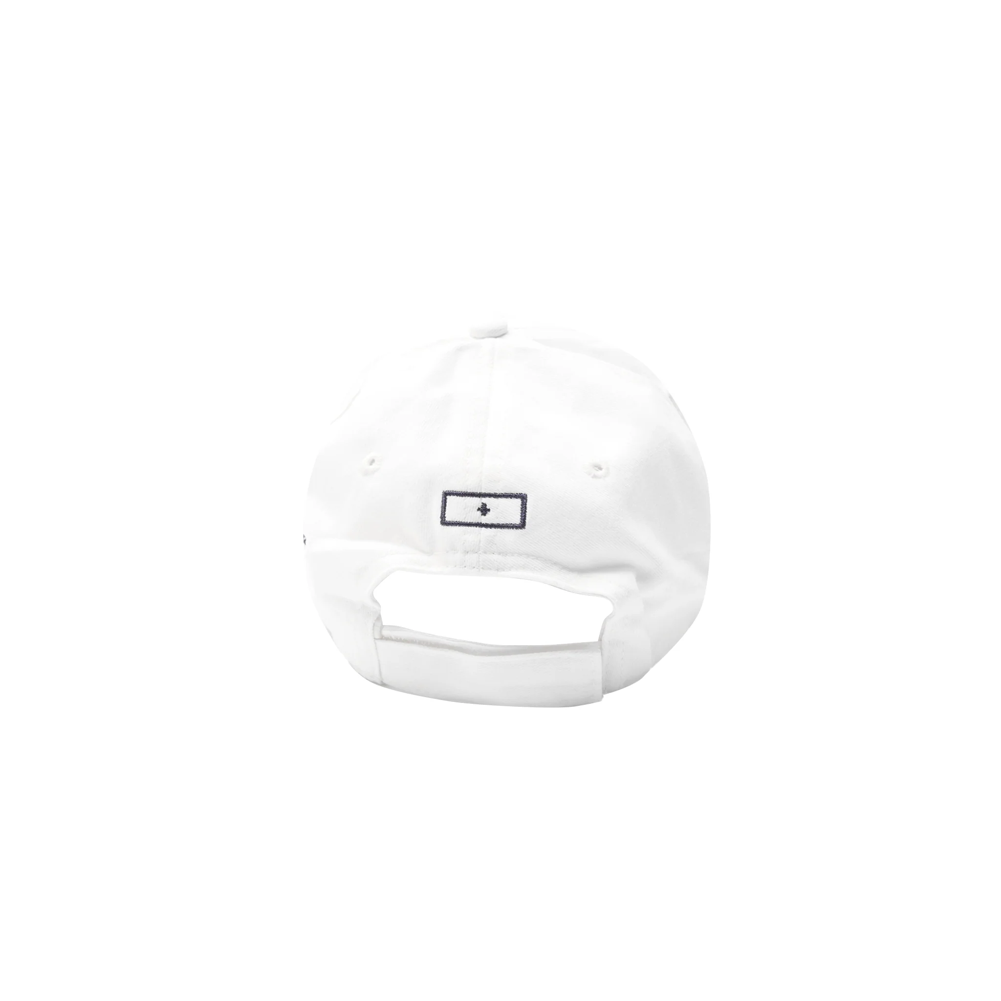 "HITTER" V3 5 PANEL HAT IN WHITE/NAVY - Image 4