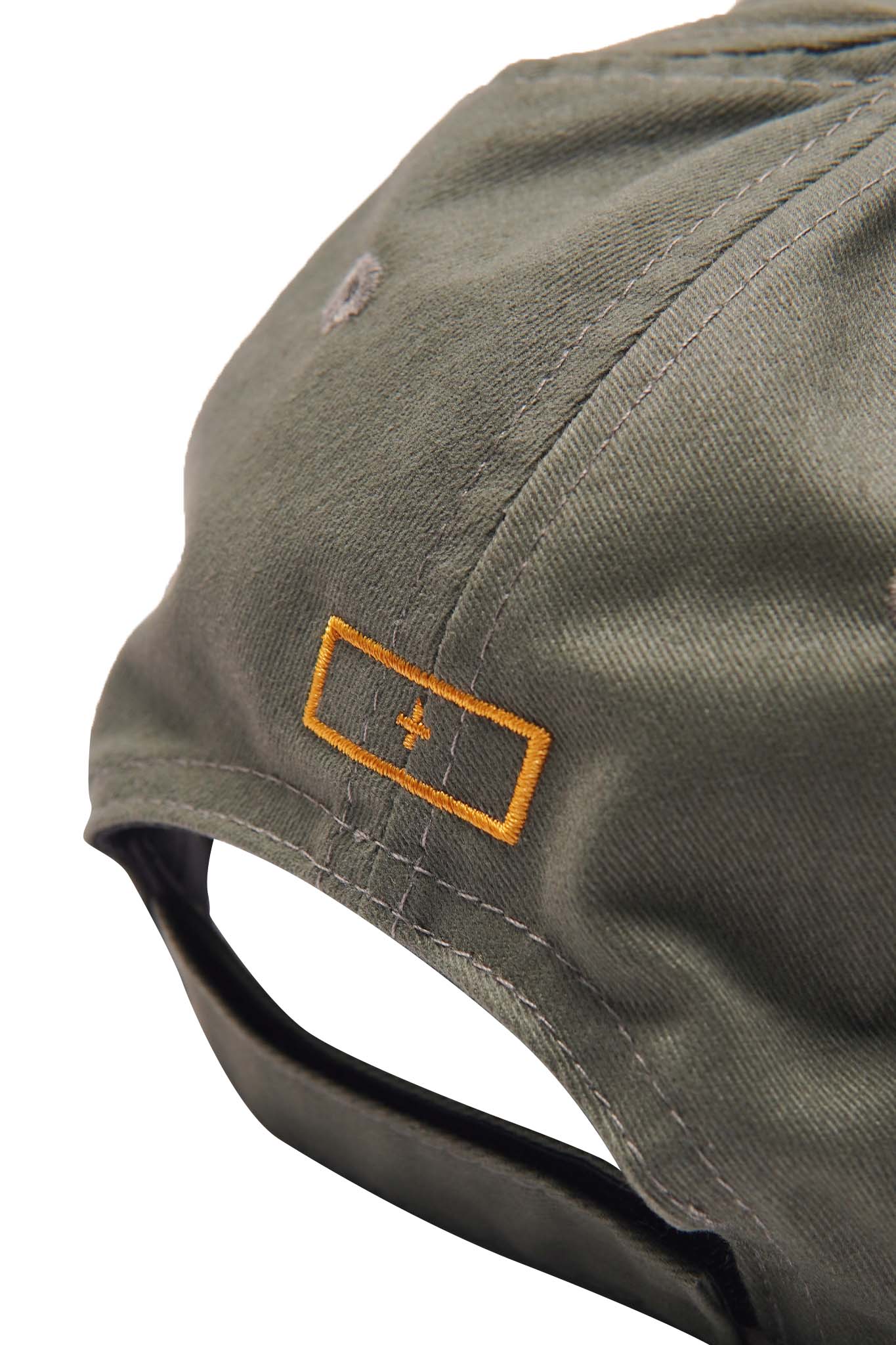 "HITTER" V3 6 PANEL HAT IN OLIVE/CANARY - Image 12